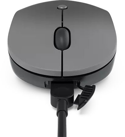 Мышь Lenovo Go серый оптическая 2400dpi беспров. USB-C для ноутбука 3but (GY51C21210) — миниатюра 8