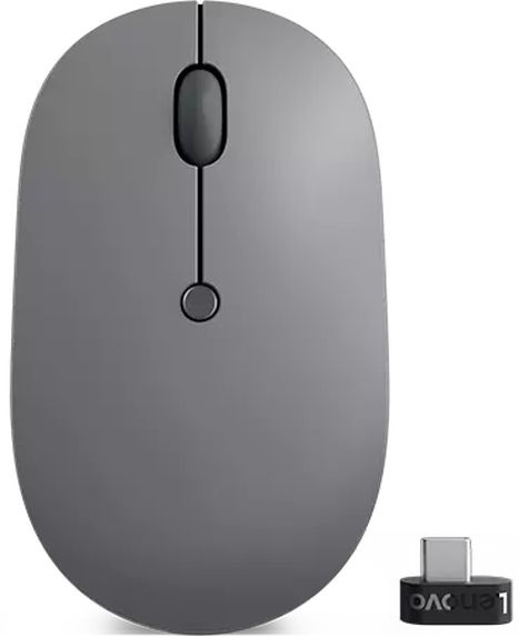 Мышь Lenovo Go серый оптическая 2400dpi беспров. USB-C для ноутбука 3but (GY51C21210) — миниатюра 10