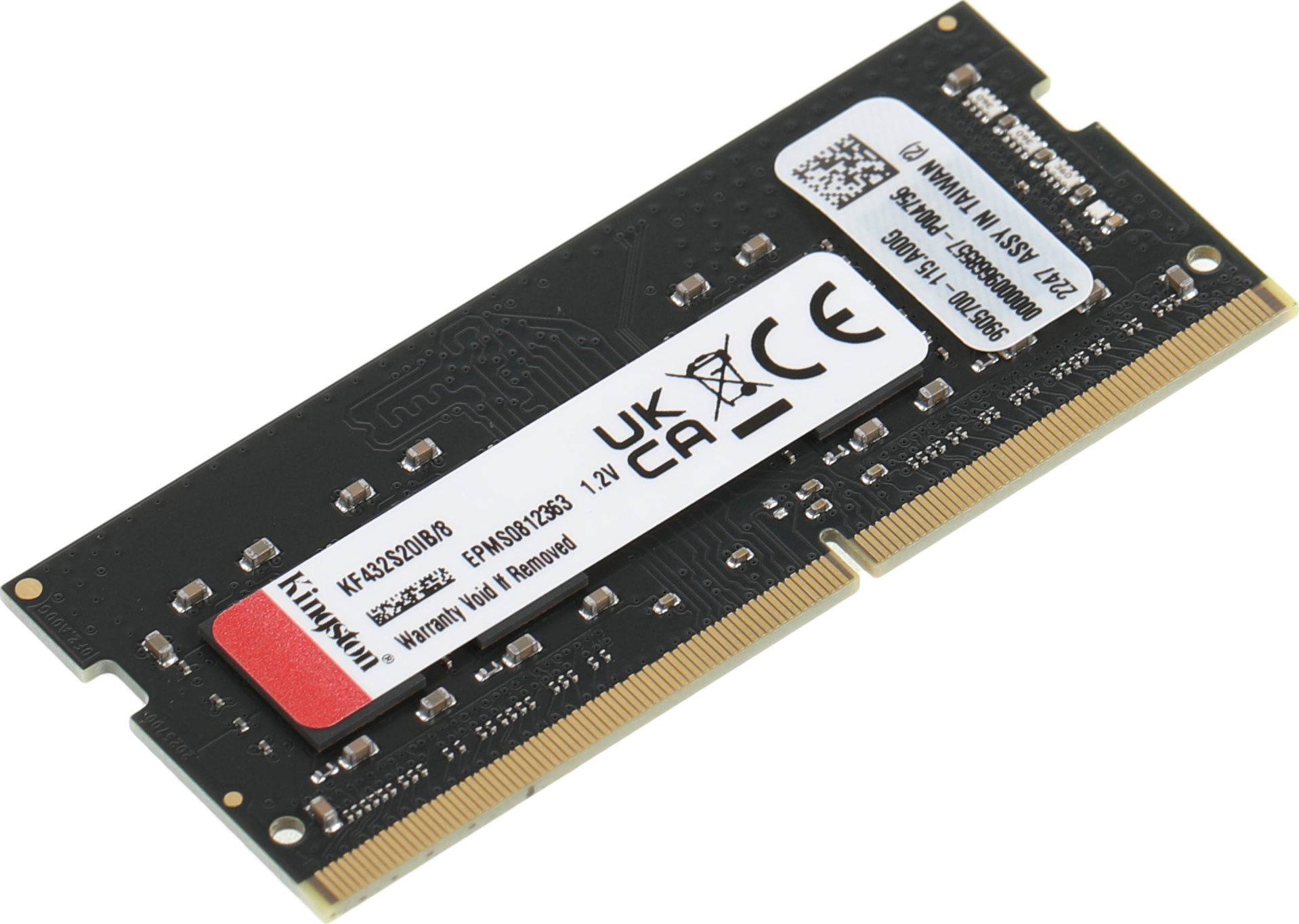 Память DDR4 8GB 3200MHz Kingston KF432S20IB/8 Fury Impact RTL PC4-25600 CL20 SO-DIMM 260-pin 1.2В single rank Ret — миниатюра 4