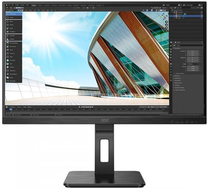 Монитор 27" AOC Q27P2Q 2560x1440 75Hz IPS LED (Q27P2Q)