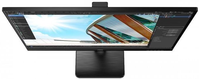 Монитор AOC 27" Pro Q27P2Q черный IPS LED 4ms 16:9 HDMI M/M матовая HAS Piv 300cd 178гр/178гр 2560x1440 75Hz VGA DP 2K USB 6.31кг — миниатюра 2