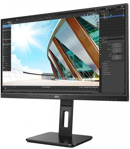 Монитор AOC 27" Pro Q27P2Q черный IPS LED 4ms 16:9 HDMI M/M матовая HAS Piv 300cd 178гр/178гр 2560x1440 75Hz VGA DP 2K USB 6.31кг — миниатюра 8