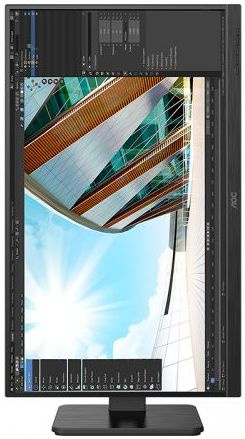 Монитор AOC 27" Pro Q27P2Q черный IPS LED 4ms 16:9 HDMI M/M матовая HAS Piv 300cd 178гр/178гр 2560x1440 75Hz VGA DP 2K USB 6.31кг — миниатюра 9