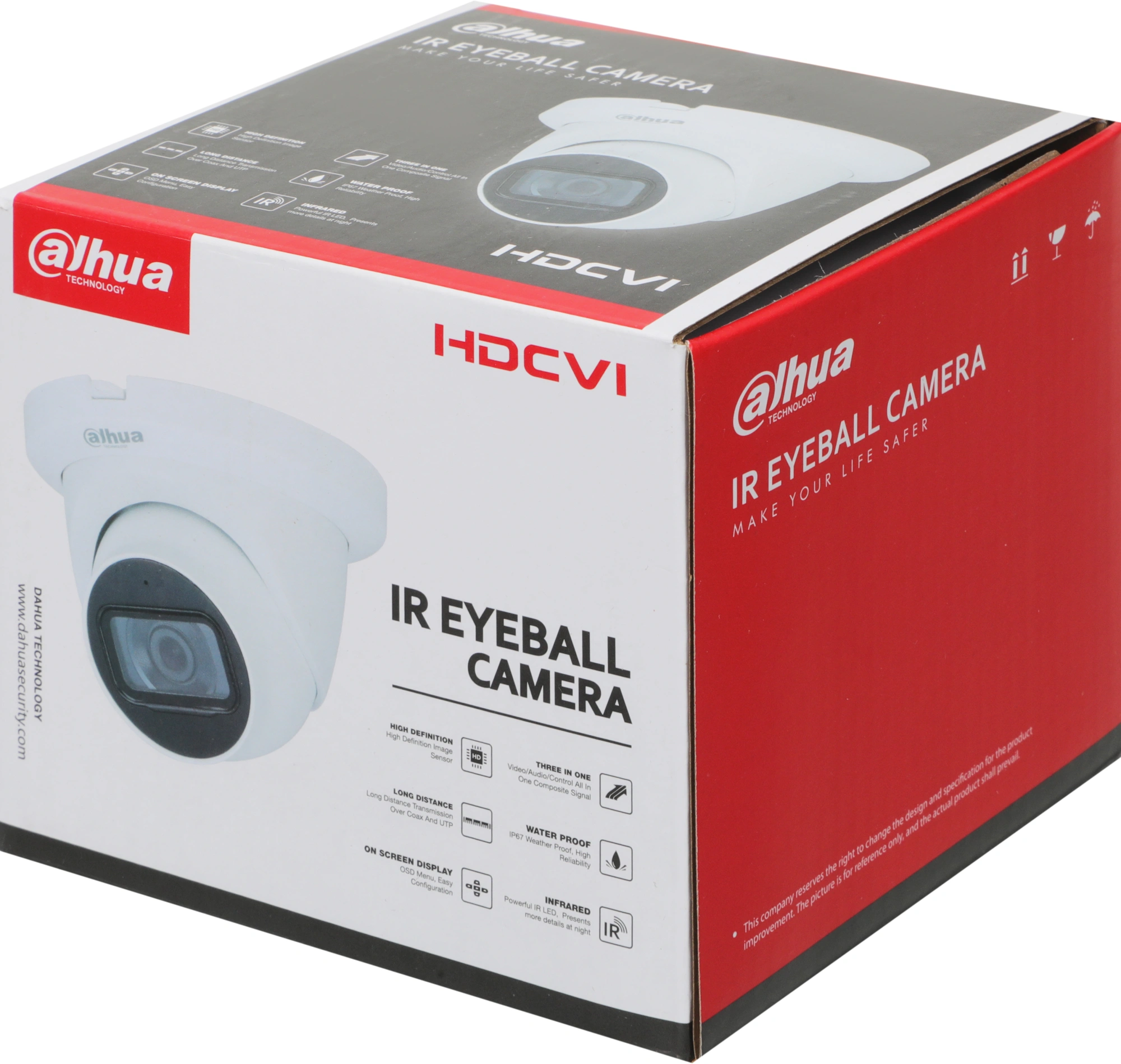 Камера видеонаблюдения аналоговая Dahua DH-HAC-HDW1231TLMQP-A-0280B 2.8-2.8мм HD-CVI HD-TVI цв. корп.:белый — миниатюра 11