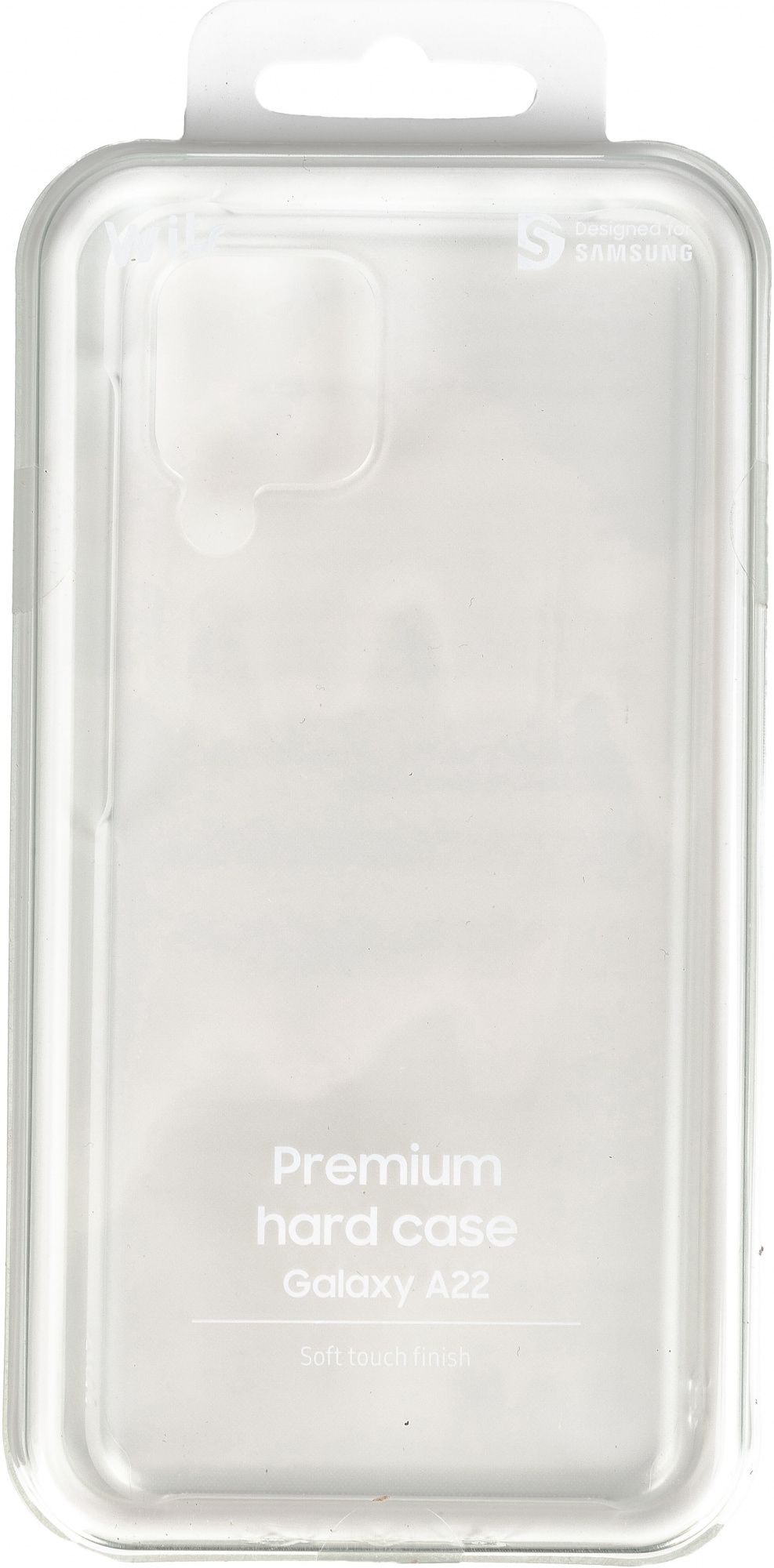 Чехол (клип-кейс) Samsung для Samsung Galaxy A22 Wits Premium Hard Case прозрачный (GP-FPA225WSATR) — миниатюра 6