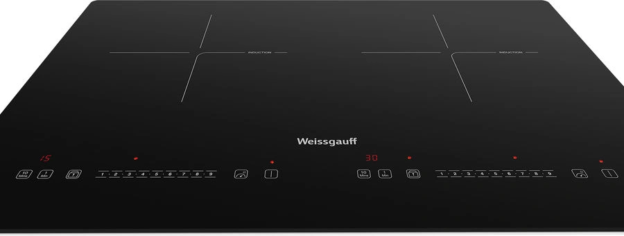Индукционная варочная поверхность Weissgauff HI 412 H черный — миниатюра 3