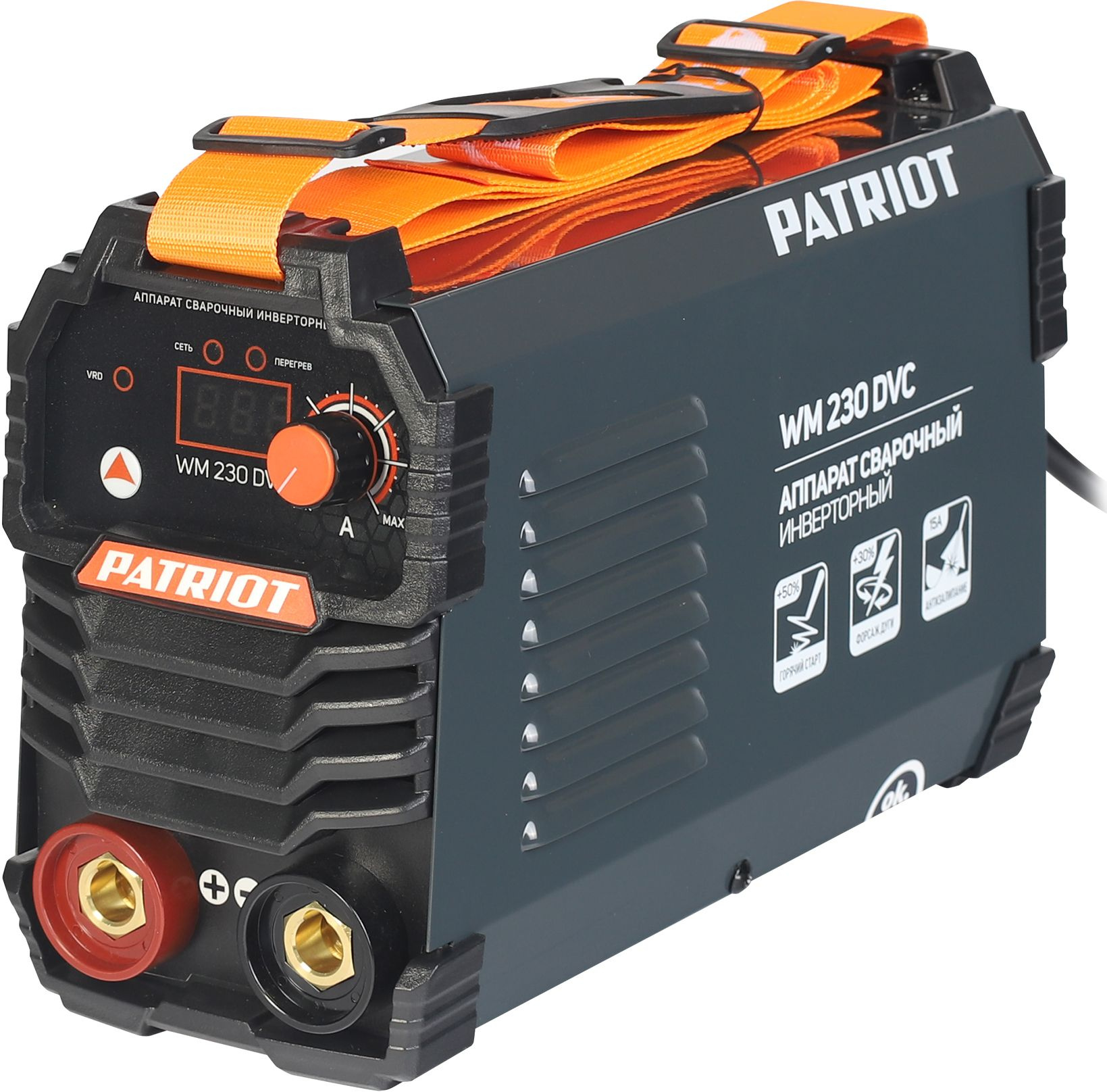 Сварочный аппарат Patriot WM230DVC инвертор ММА 10.7кВт (кейс в компл.) — миниатюра 2