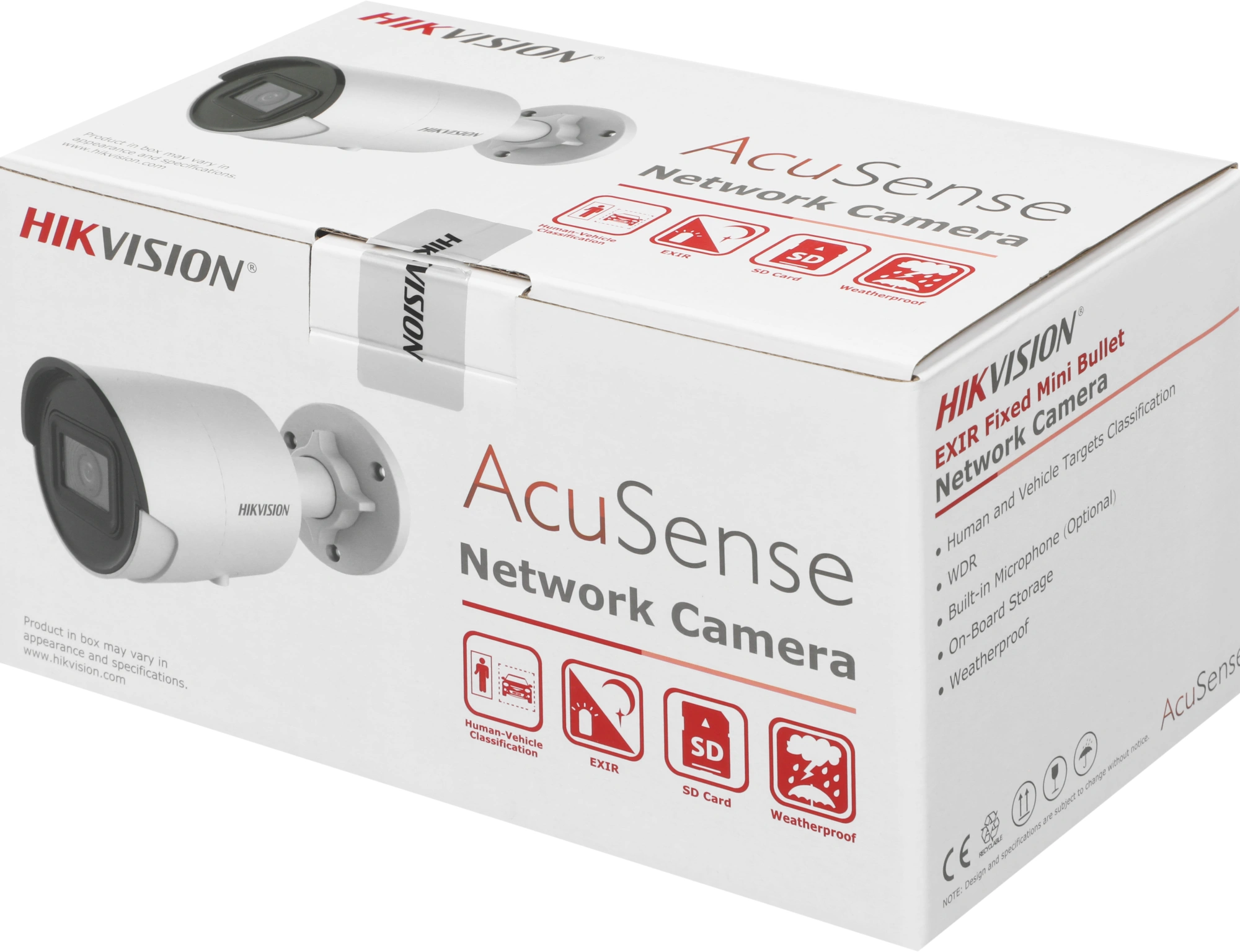 Камера видеонаблюдения IP Hikvision DS-2CD2043G2-IU(4MM) 4-4мм цв. корп.:белый — миниатюра 8