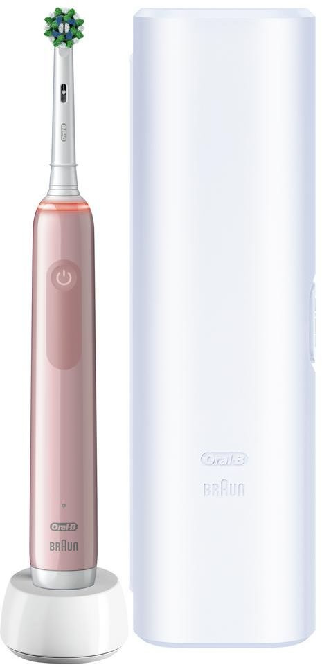 Зубная щетка электрическая Oral-B Pro 3/D505.513.3X розовый — фото 1
