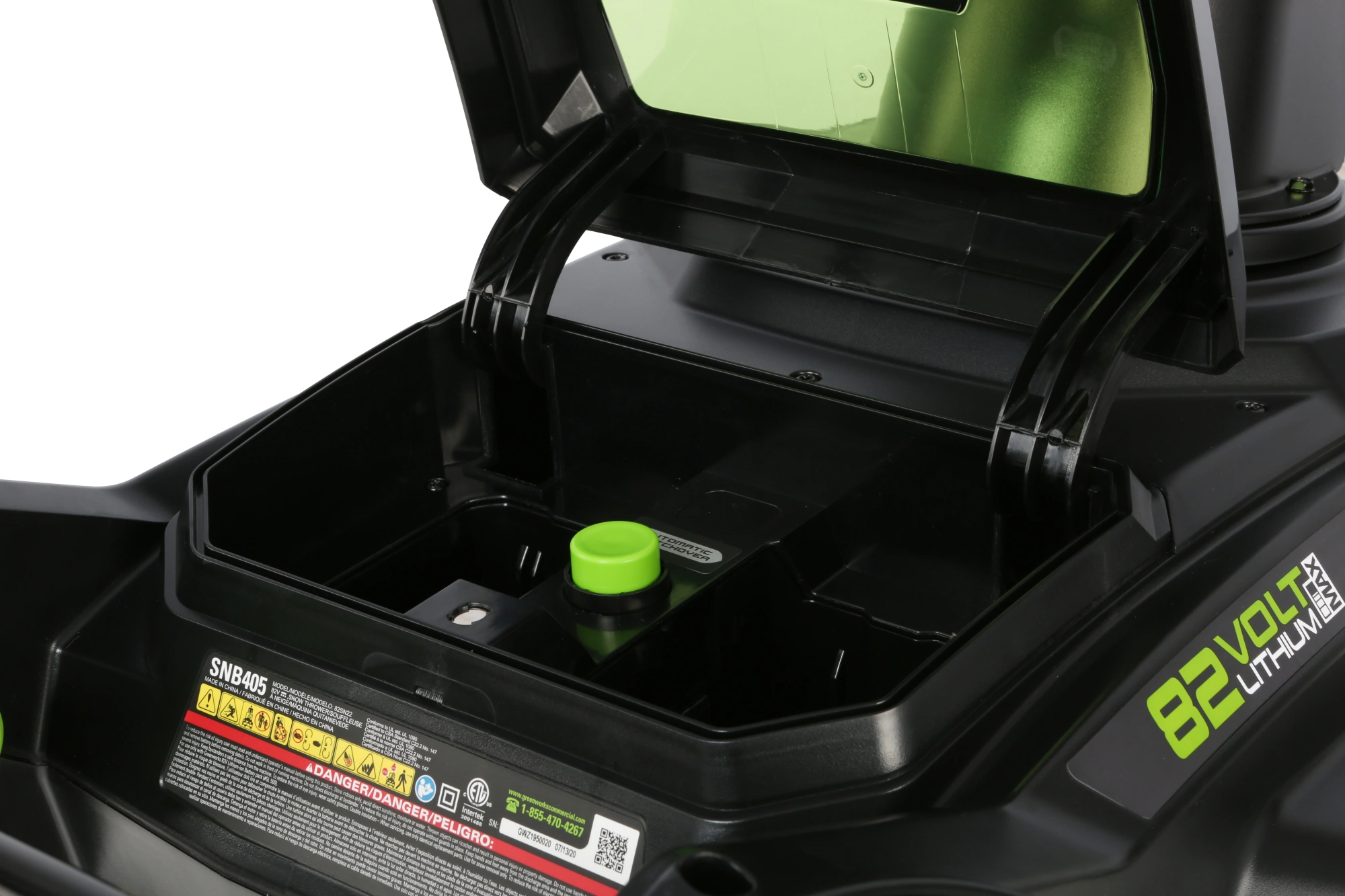 Снегоуборщик электр. Greenworks GD82ST — миниатюра 5