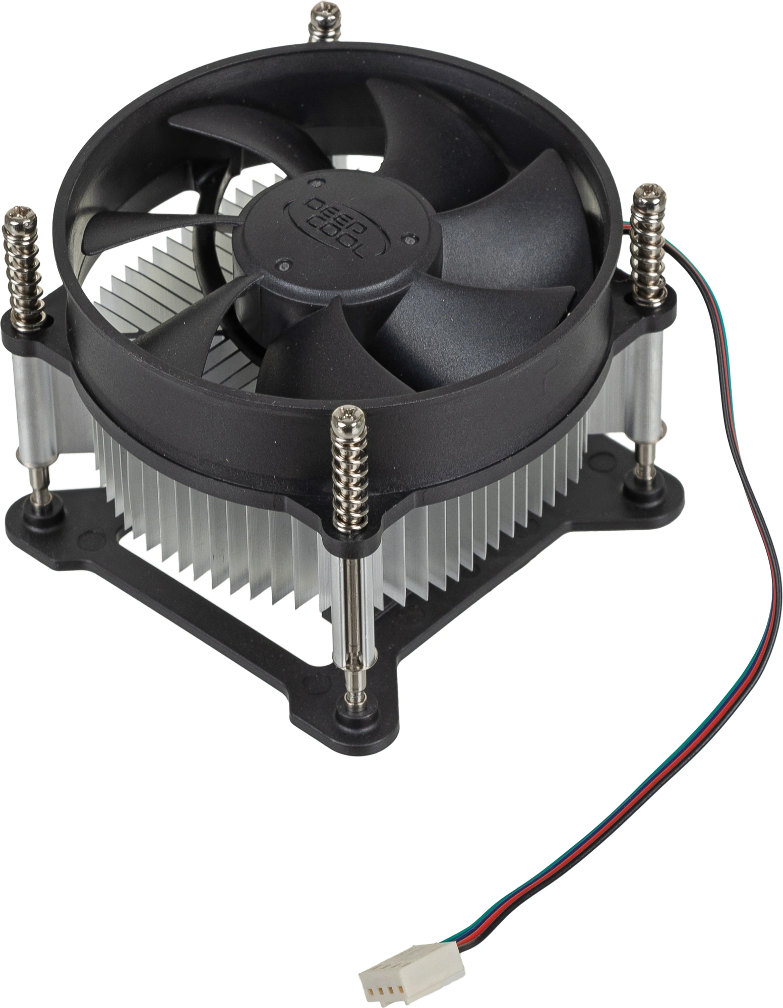 Устройство охлаждения(кулер) Deepcool CK-11508 PWM Soc-1151/1200 черный 4-pin 17-30dB Al 65W 245gr Ret (DP-ICAS-CK11508-P) — фото 1