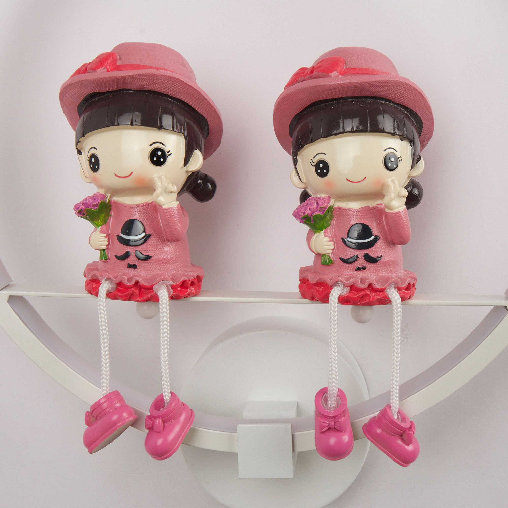 Светильник Hiper Twins H061-1 19Вт 4000K цв.св.:белый нейтральный розовый/белый — миниатюра 5