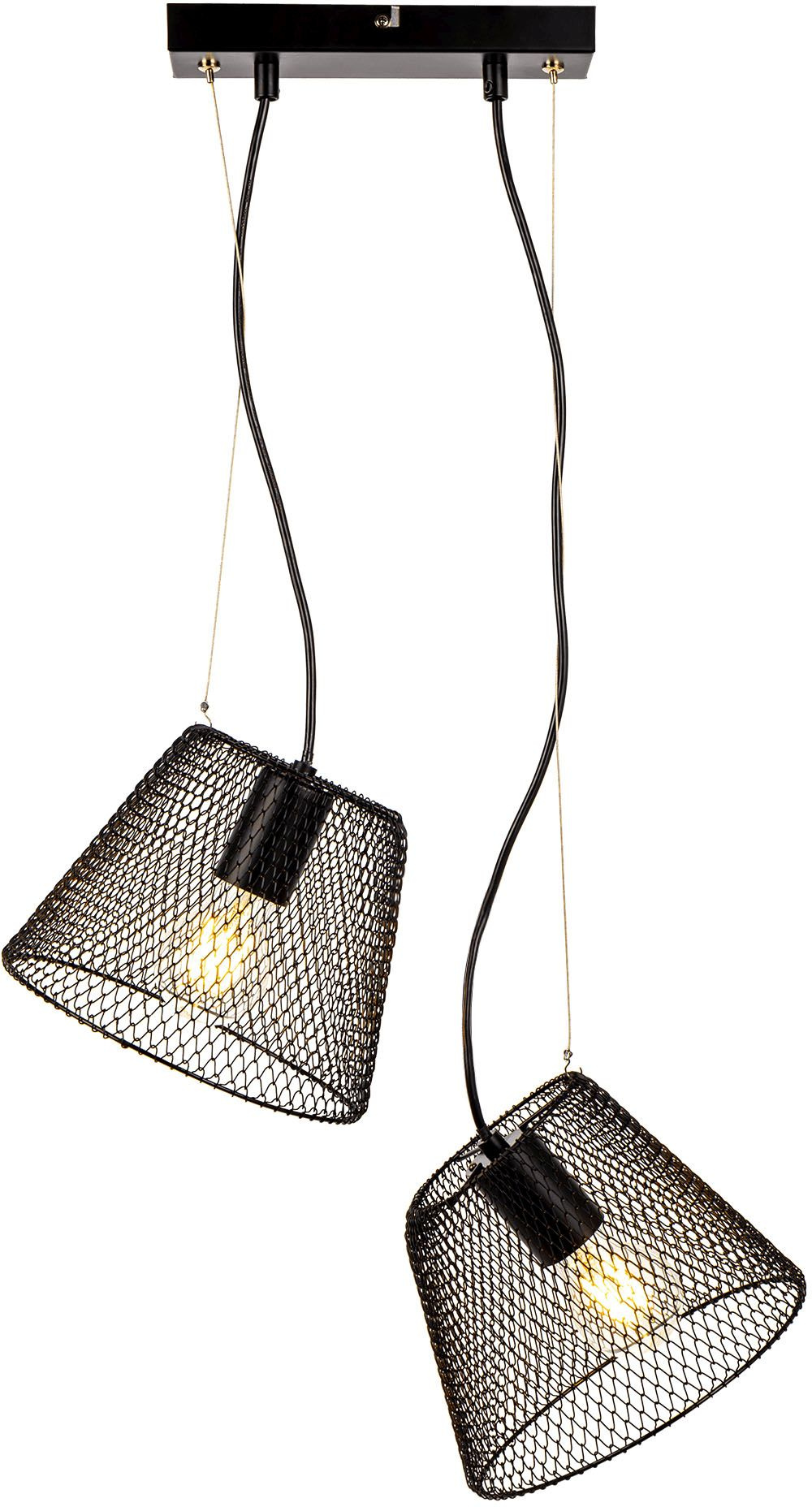 Светильник Hiper Grid H155-1 подвес. черный — миниатюра 2