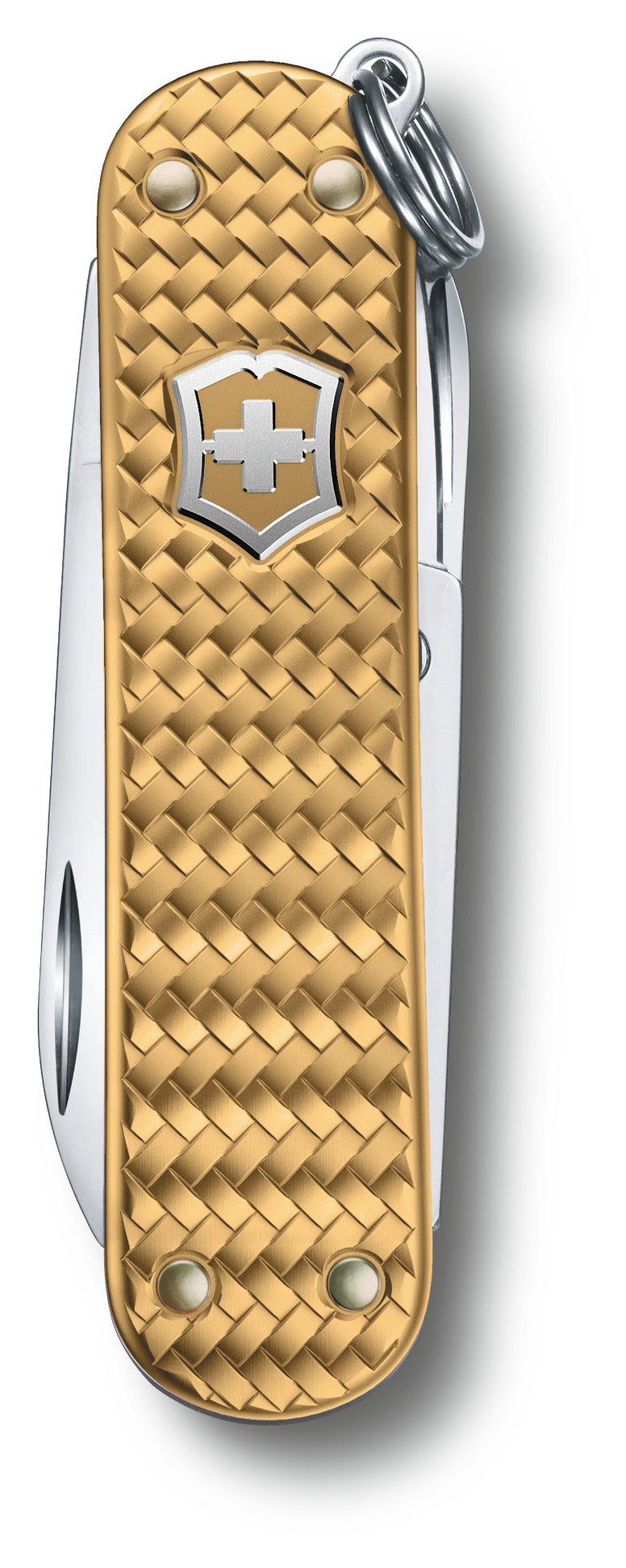 Нож перочинный Victorinox Classic Precious Alox (0.6221.408G) 58мм 5функц. золотистый подар.коробка — миниатюра 2