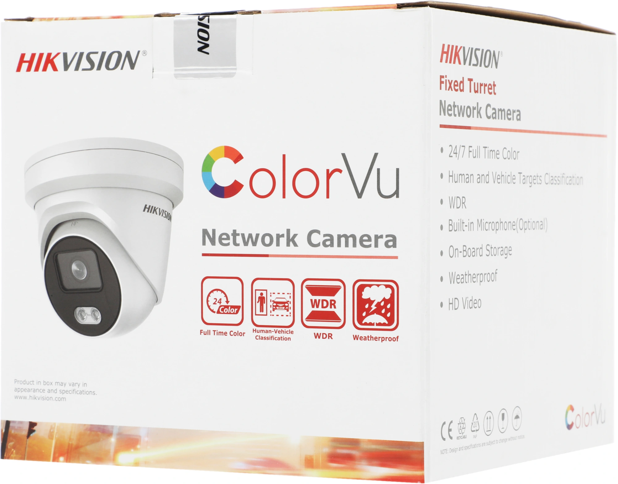 Камера видеонаблюдения IP Hikvision DS-2CD2347G2-LU(C)(2.8mm) 2.8-2.8мм цв. корп.:белый — миниатюра 6