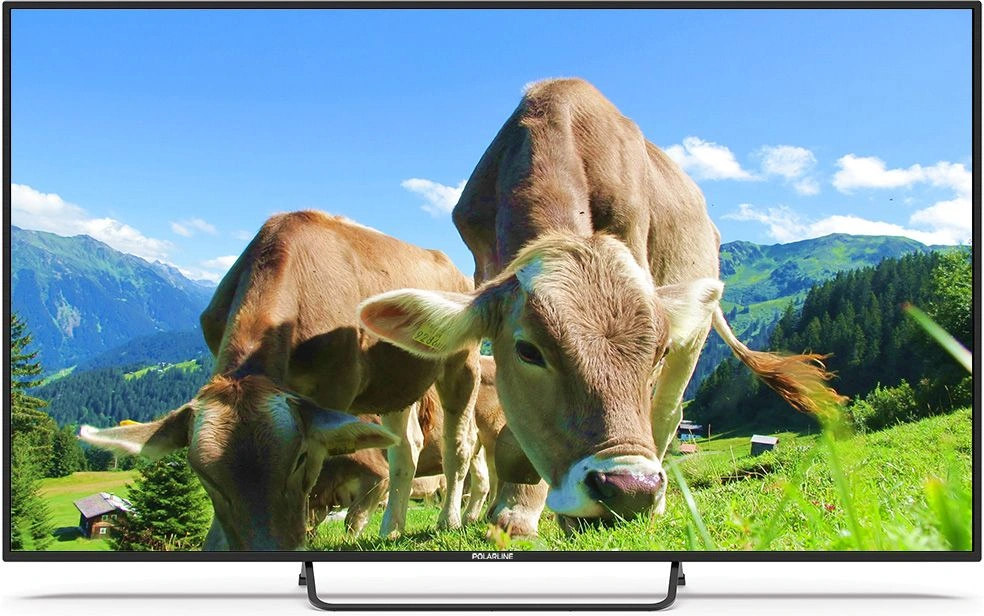 Телевизор LED PolarLine 65" 65PU51TC-SM черный 4K Ultra HD 60Hz DVB-T DVB-T2 DVB-C DVB-S2 USB WiFi Smart TV (RUS)