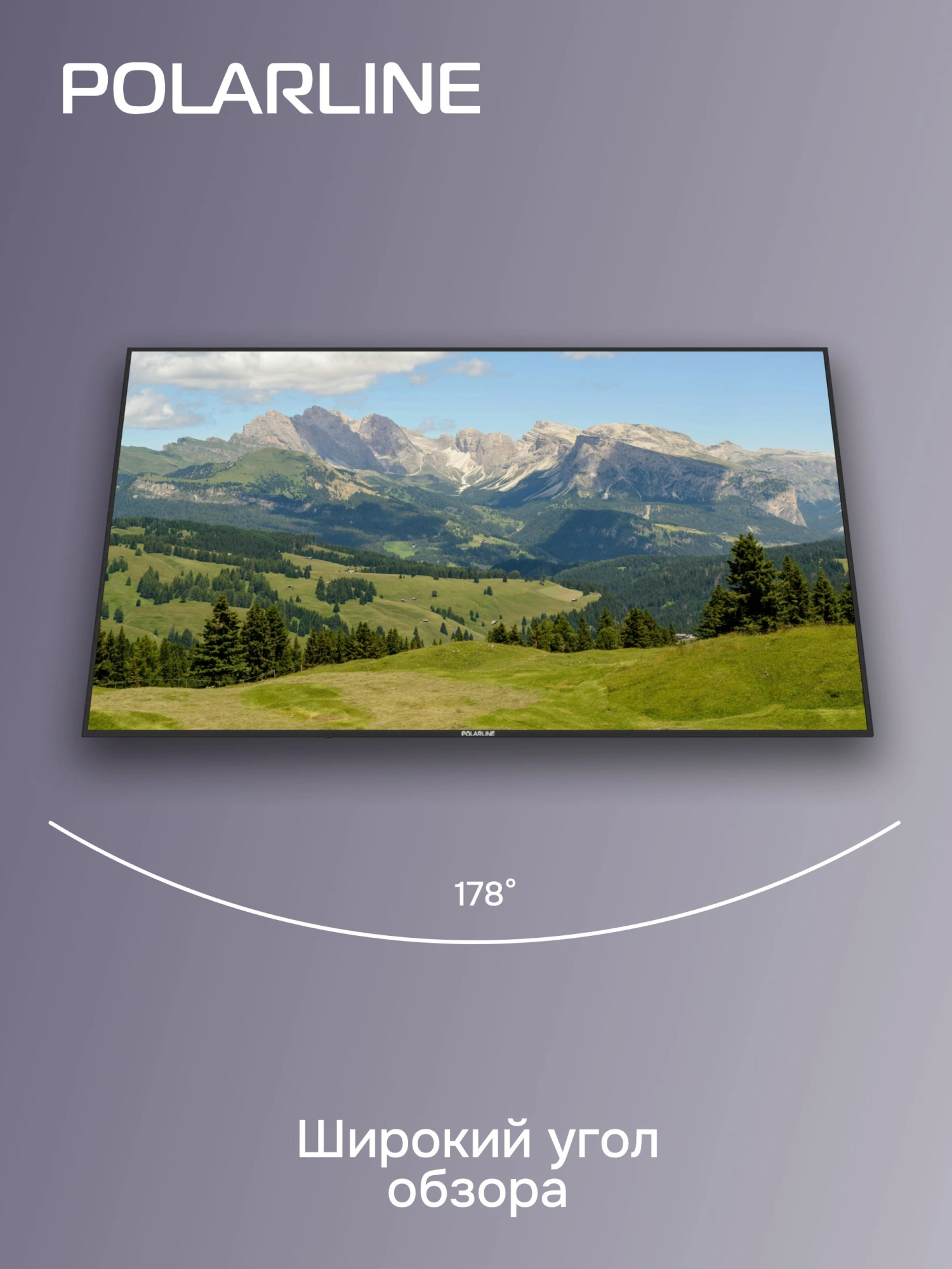 Телевизор LED PolarLine 65" 65PU51TC-SM черный 4K Ultra HD 60Hz DVB-T DVB-T2 DVB-C DVB-S2 USB WiFi Smart TV (RUS) — миниатюра 5