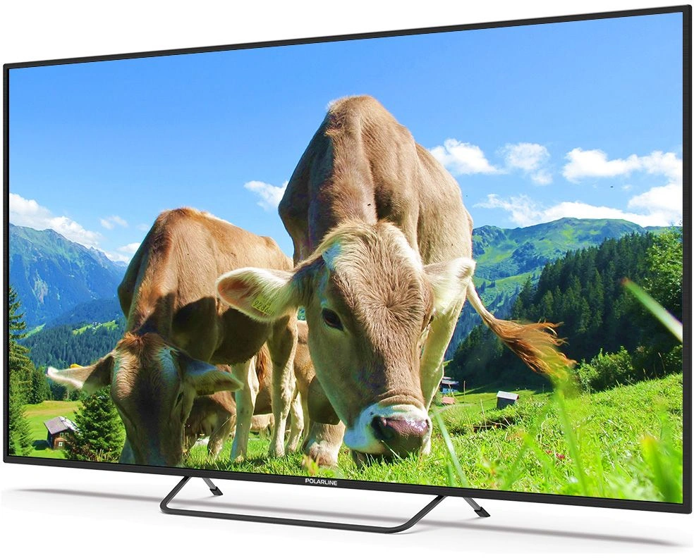 Телевизор LED PolarLine 65" 65PU51TC-SM черный 4K Ultra HD 60Hz DVB-T DVB-T2 DVB-C DVB-S2 USB WiFi Smart TV (RUS) — миниатюра 2