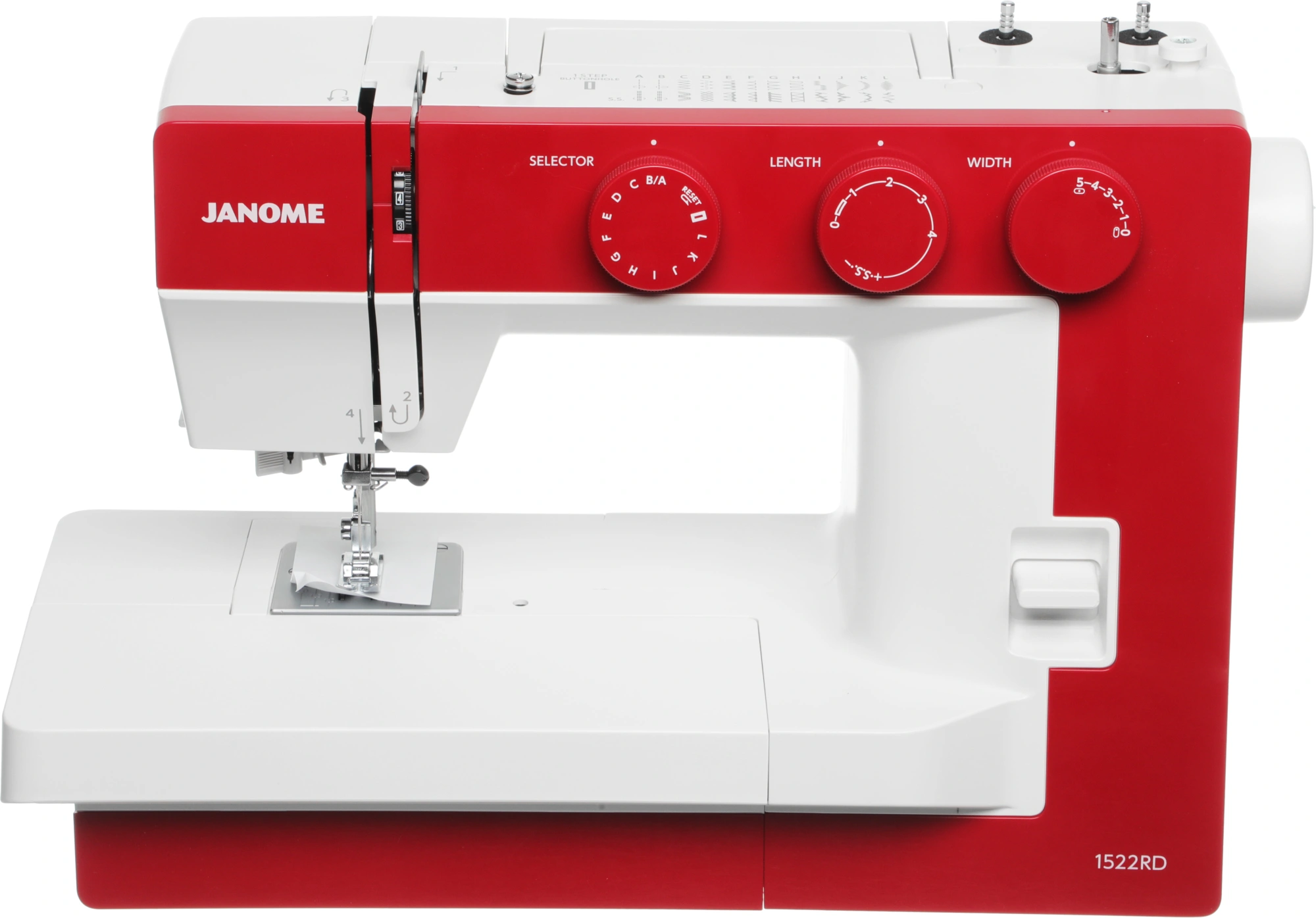 Швейная машина Janome 1522 RD белый — миниатюра 27