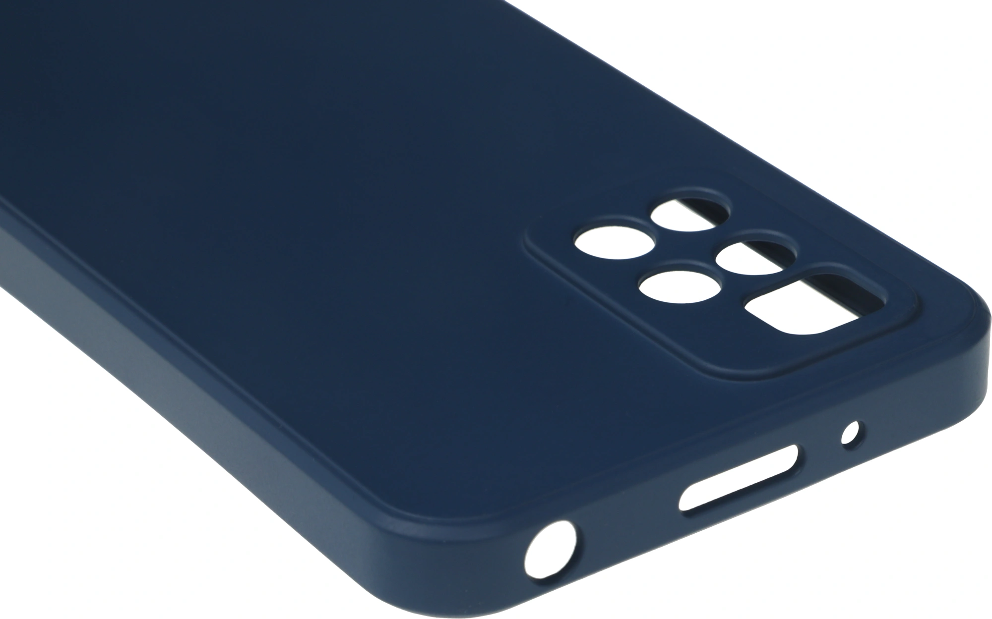Чехол (клип-кейс) BoraSCO для Xiaomi Redmi 10 Microfiber Case синий (40473) — миниатюра 9