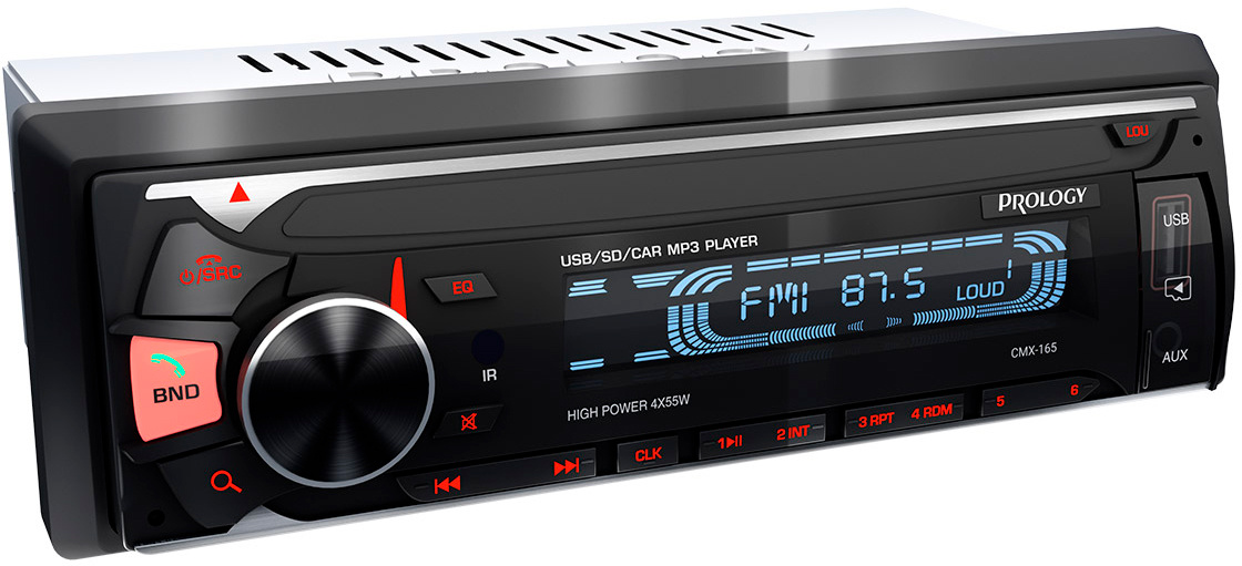 Автомагнитола Prology CMX-165 1DIN 4x55Вт v4.2 ПДУ (PRCMX165) — миниатюра 3