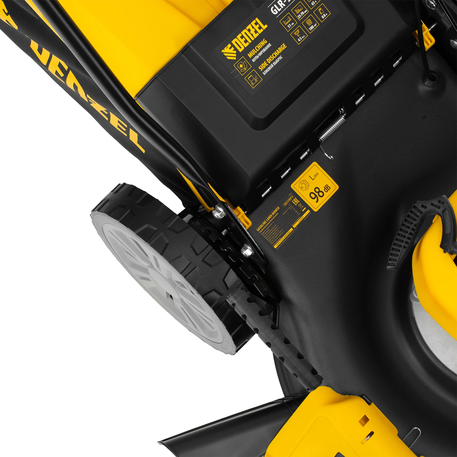 Газонокосилка роторная Denzel GLR-510SP-K (58804) — миниатюра 16