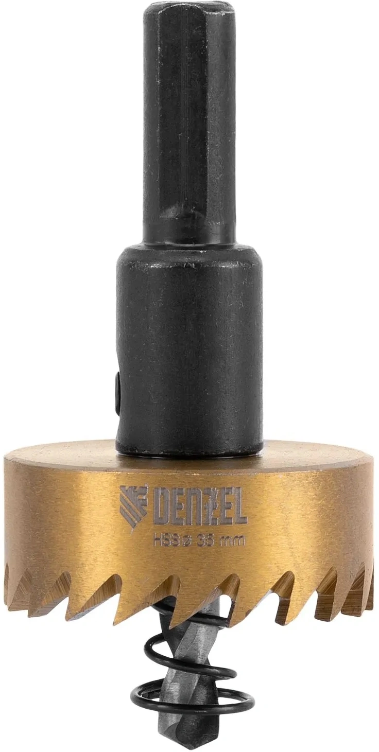 Коронка Denzel 724110 по металлу Д=35мм (1пред.) для дрелей — миниатюра 9