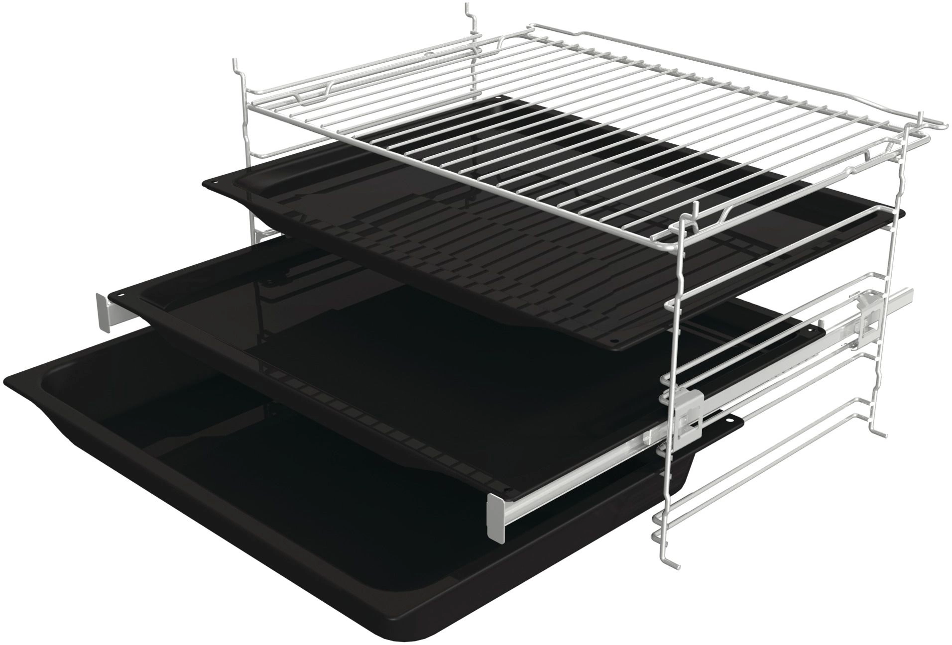 Духовой шкаф Электрический Gorenje BPS6737E14BG черный — фото 1