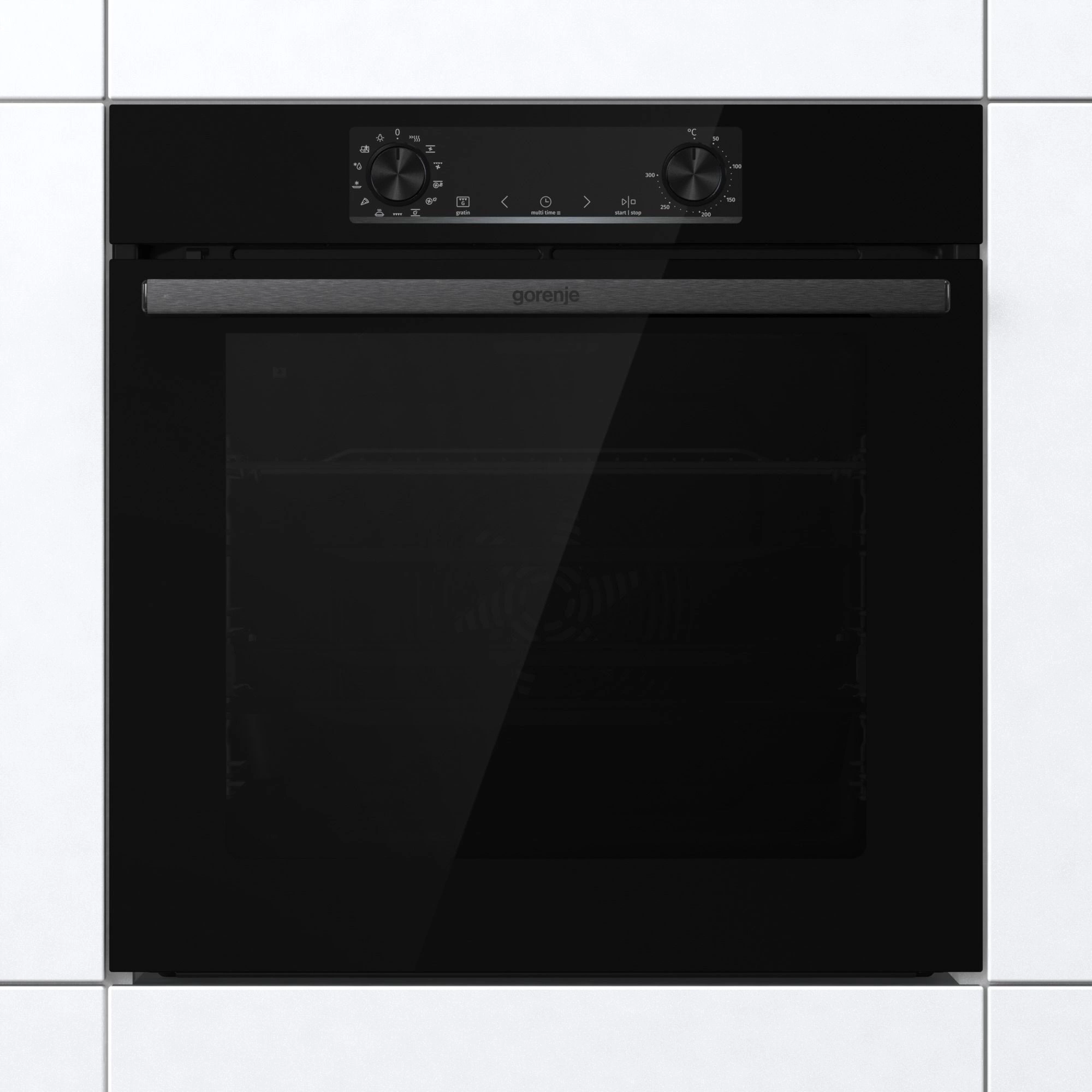 Духовой шкаф Электрический Gorenje BPS6737E14BG черный — миниатюра 2