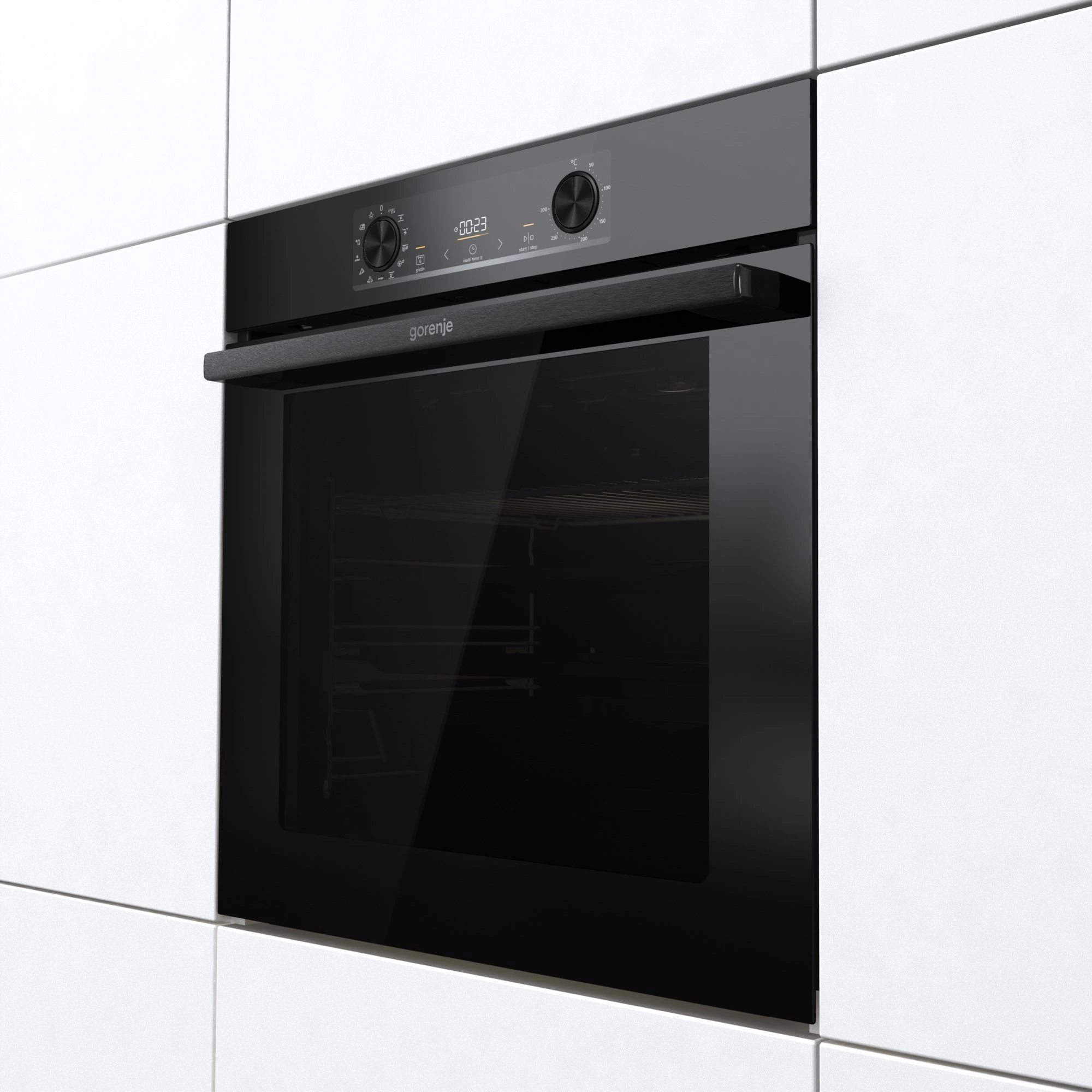 Духовой шкаф Электрический Gorenje BPS6737E14BG черный — миниатюра 4