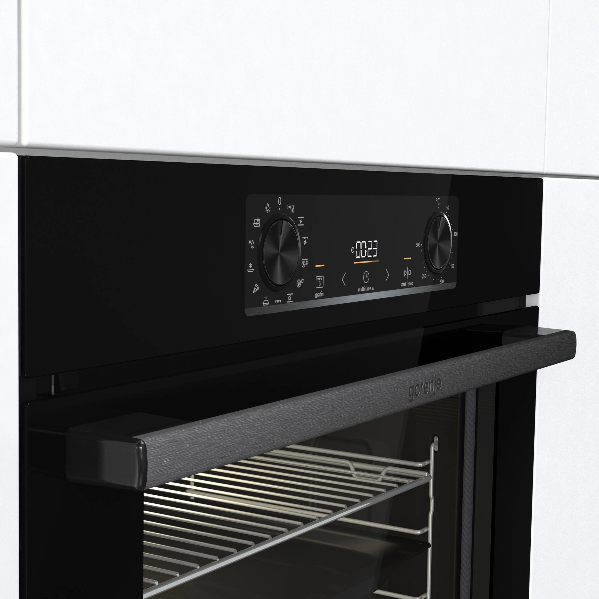 Духовой шкаф Электрический Gorenje BPS6737E14BG черный — миниатюра 5