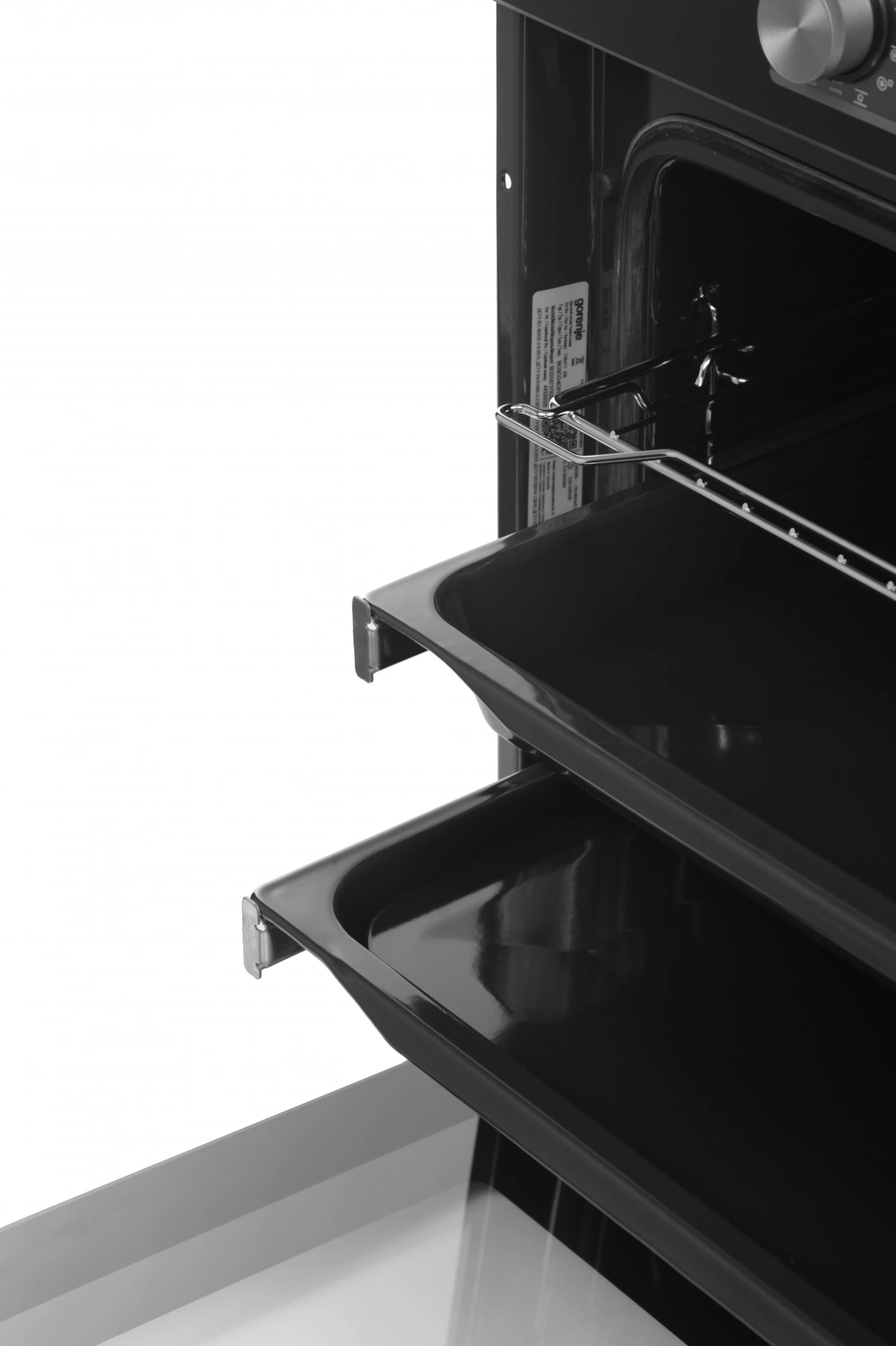 Духовой шкаф Электрический Gorenje BOSX6737E09BG черный — миниатюра 13