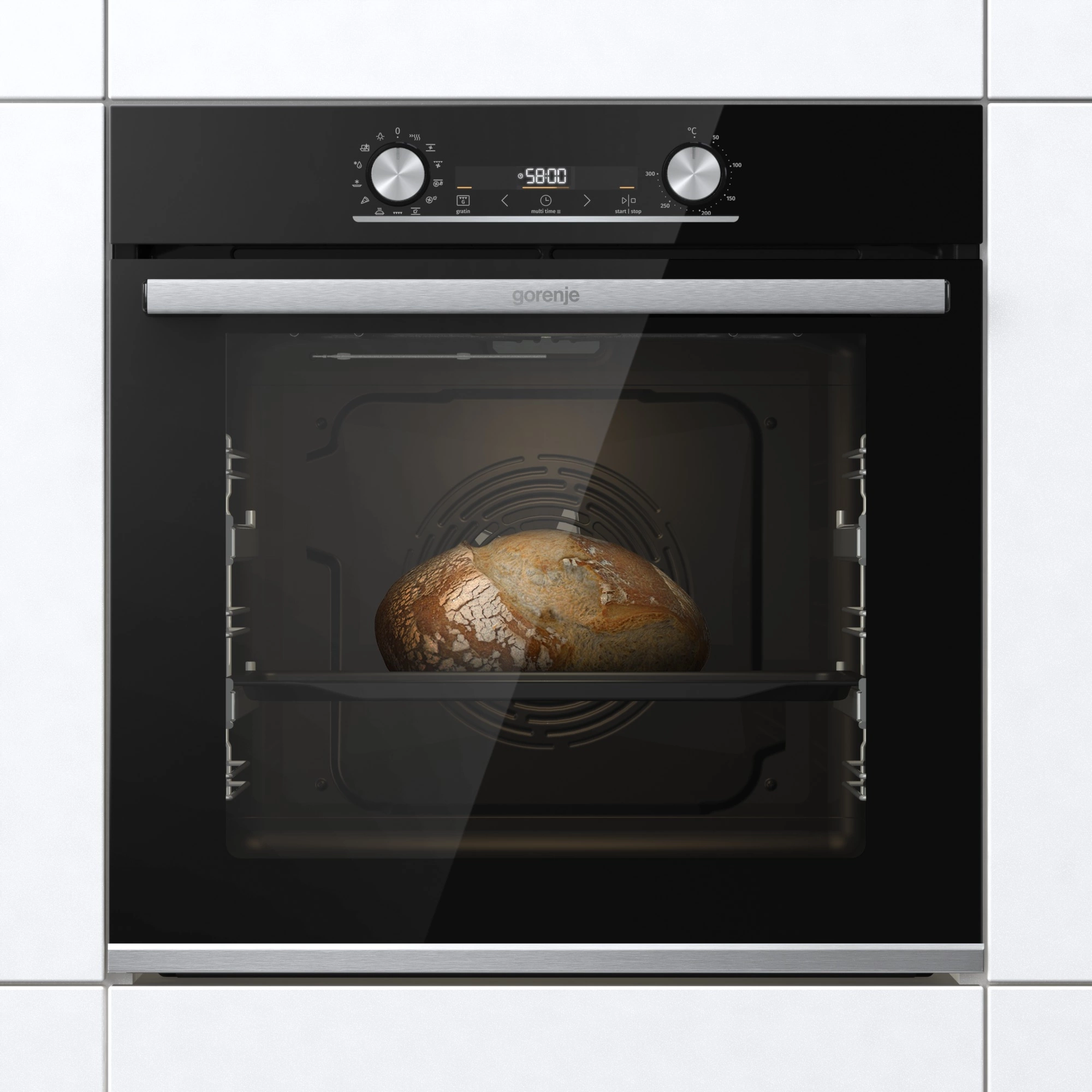 Духовой шкаф Электрический Gorenje BOSX6737E09BG черный — миниатюра 4
