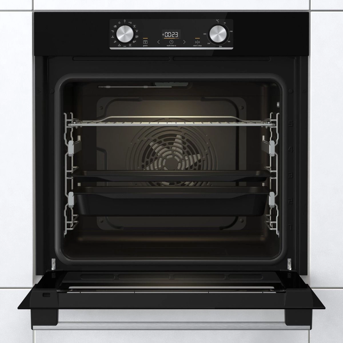 Духовой шкаф Электрический Gorenje BOSX6737E09BG черный — миниатюра 2