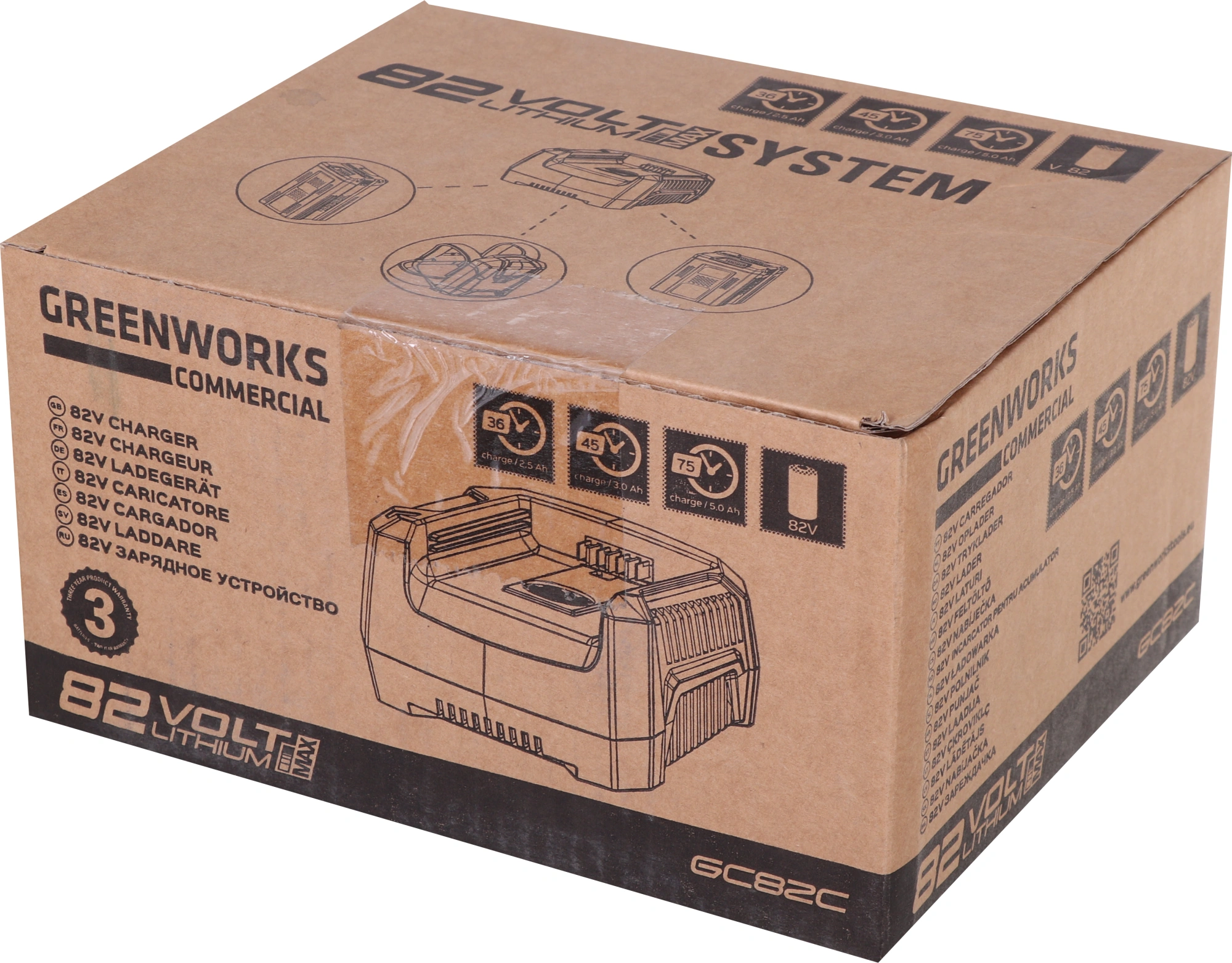 Зарядное устройство Greenworks GC82C (2914707) — миниатюра 8