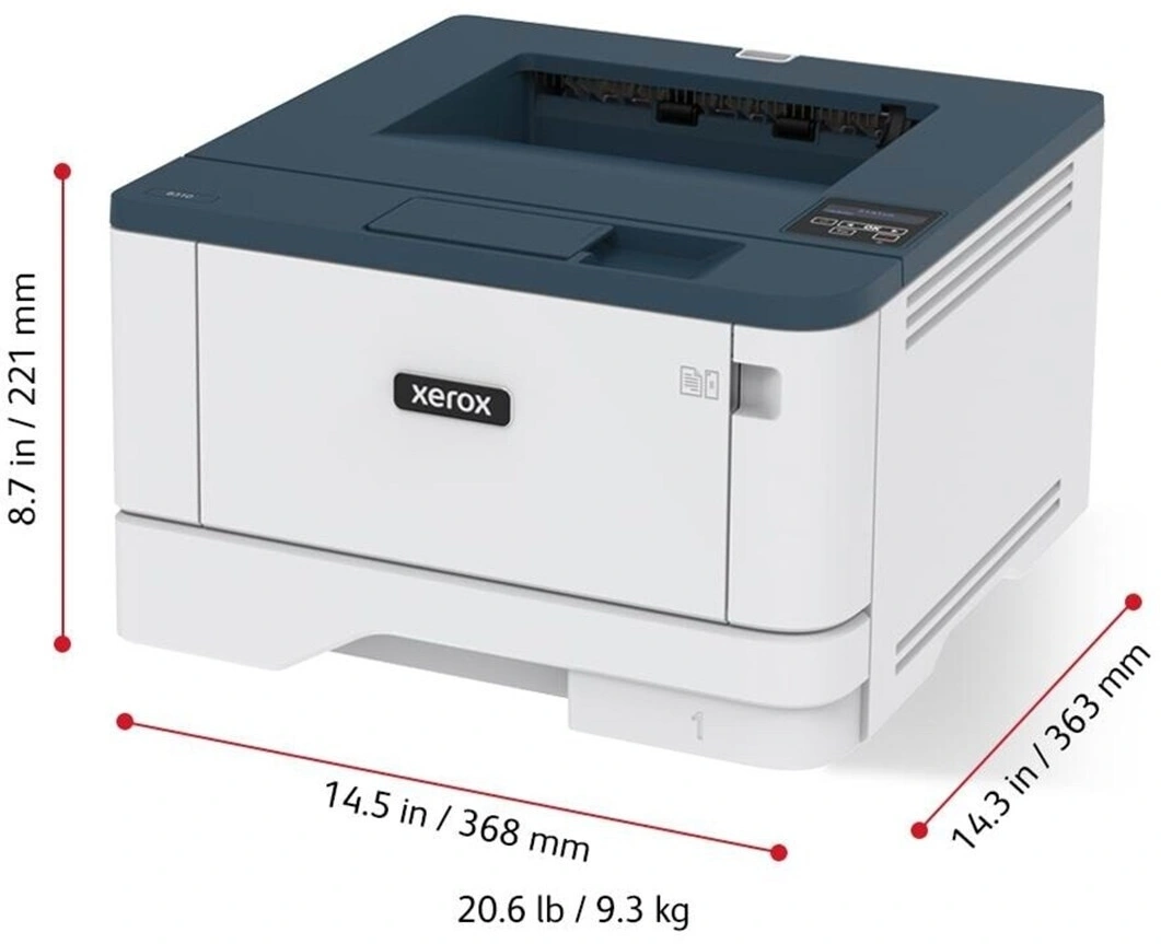 Принтер лазерный Xerox B310V_DNI A4 WiFi белый — миниатюра 8