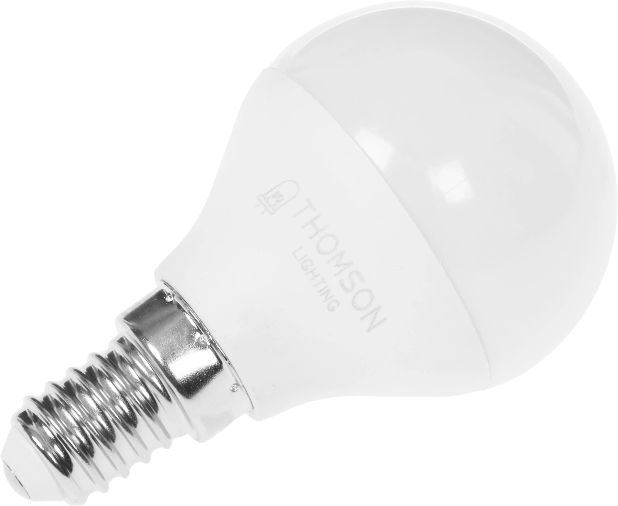 Лампа светодиодная Thomson TH-B2031 6Вт цок.:E14 шар 220B св.свеч.бел.теп. Globe — миниатюра 6