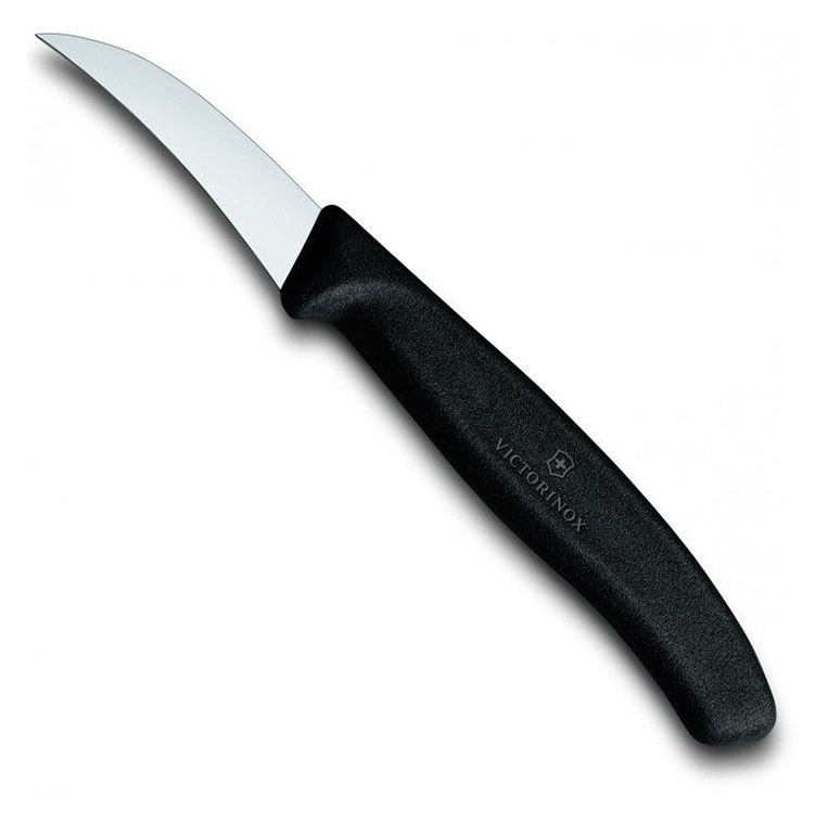 Нож кухонный Victorinox Swiss Classic (6.7503) стальной для чистки овощей и фруктов лезв.60мм прямая заточка черный — миниатюра 2