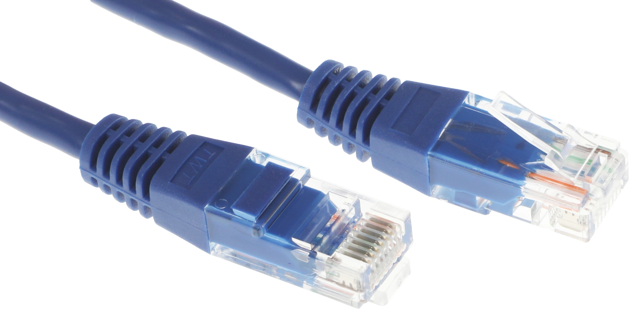 Патч-корд Lanmaster TWT-45-45-15-BL UTP RJ-45 вил.-вилка RJ-45 кат.5E 15м синий ПВХ (уп.:1шт) — миниатюра 3