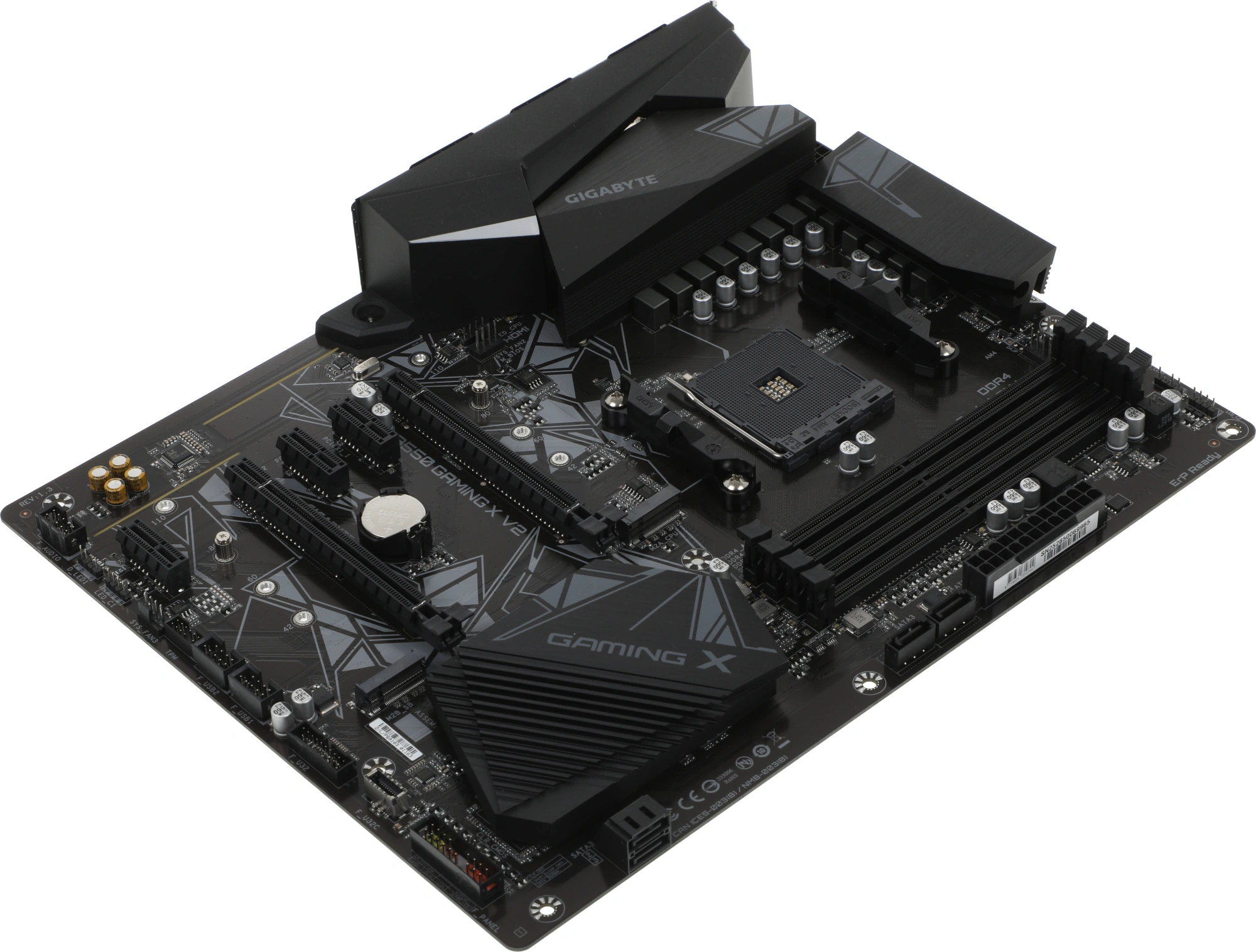 Материнская плата Gigabyte B550 GAMING X V2 Soc-AM4 AMD B550 4xDDR4 ATX AC`97 8ch(7.1) GbLAN RAID+DVI+HDMI — миниатюра 6