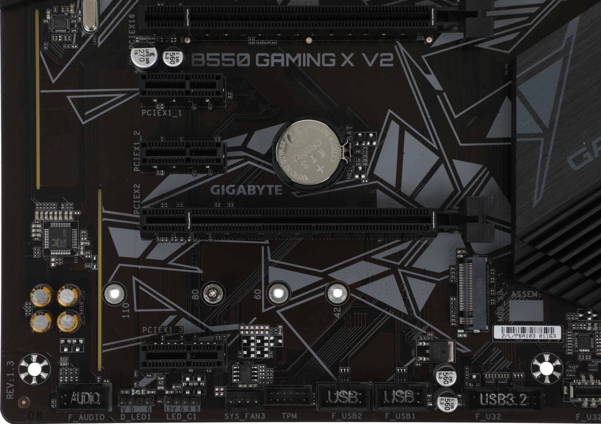Материнская плата Gigabyte B550 GAMING X V2 Soc-AM4 AMD B550 4xDDR4 ATX AC`97 8ch(7.1) GbLAN RAID+DVI+HDMI — миниатюра 5