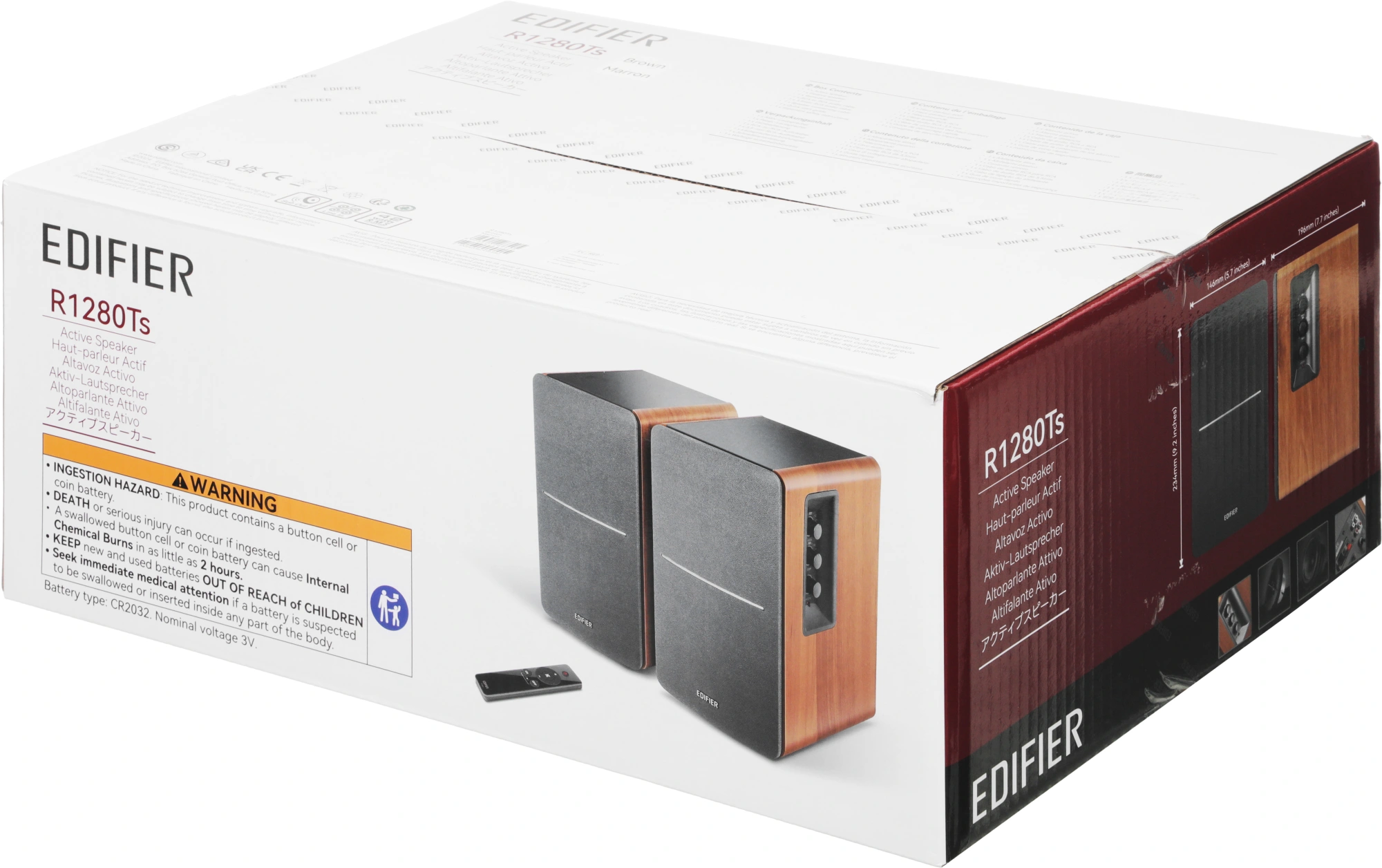 Колонки Edifier R1280Ts 2.0 коричневый 42Вт — миниатюра 12