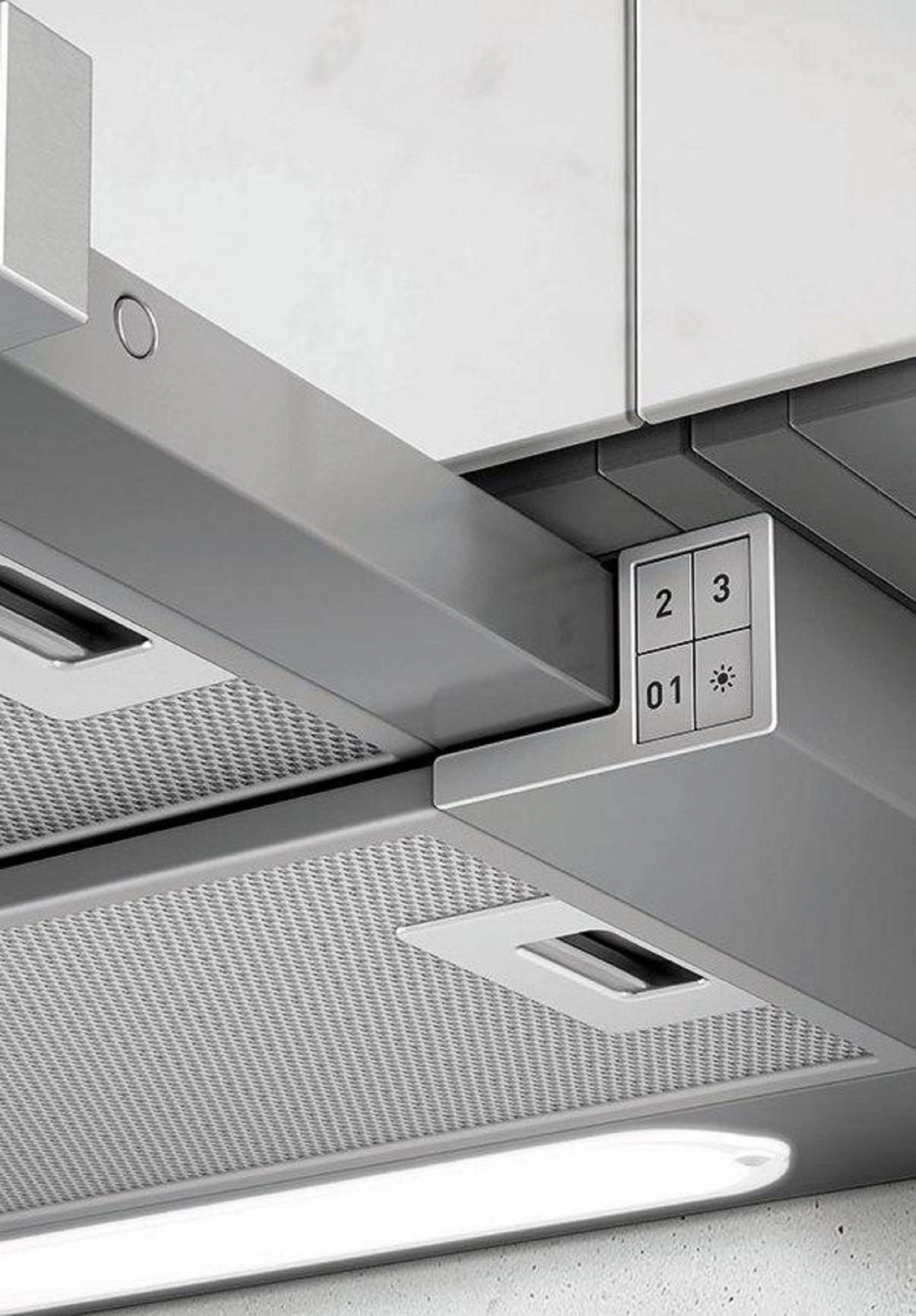 Вытяжка встраиваемая Elica Elite 14 Lux GRVT/A/60 серый/стекло черное управление: кнопочное (1 мотор) — миниатюра 3