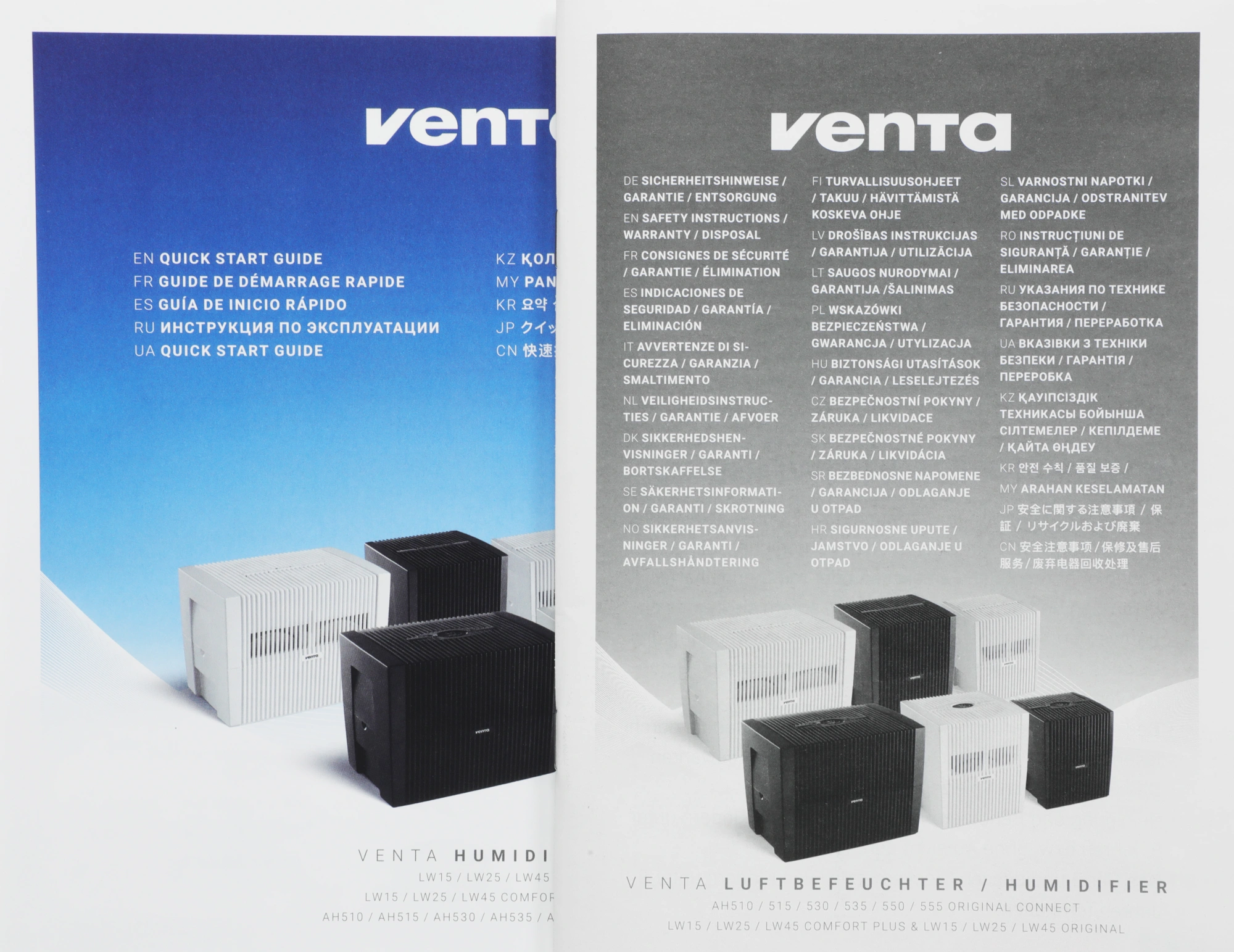 Мойка воздуха Venta Comfort plus LW25 8Вт белый (LW25 COMFORT PLUS WEISS) — миниатюра 11