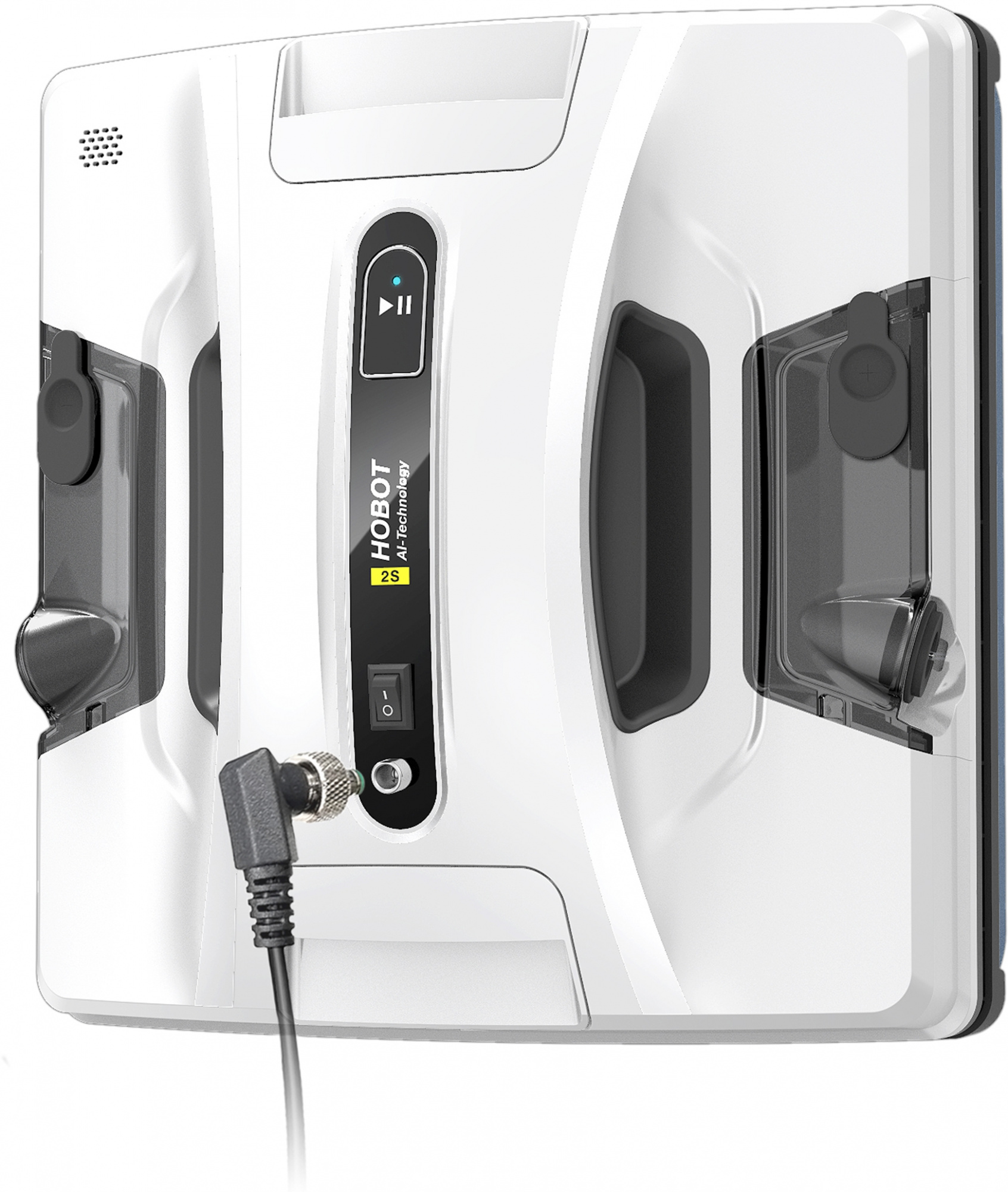 Мойщик окон Hobot 2S Ultrasonic шир.скреб.:240мм пит.:от сети белый — миниатюра 2