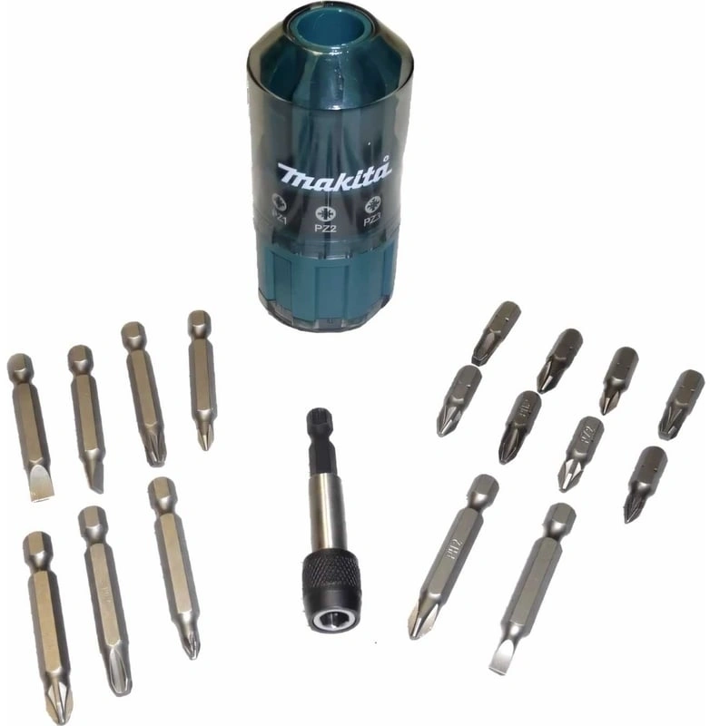 Набор бит Makita B-28896 (18пред.) для шуруповертов — миниатюра 3