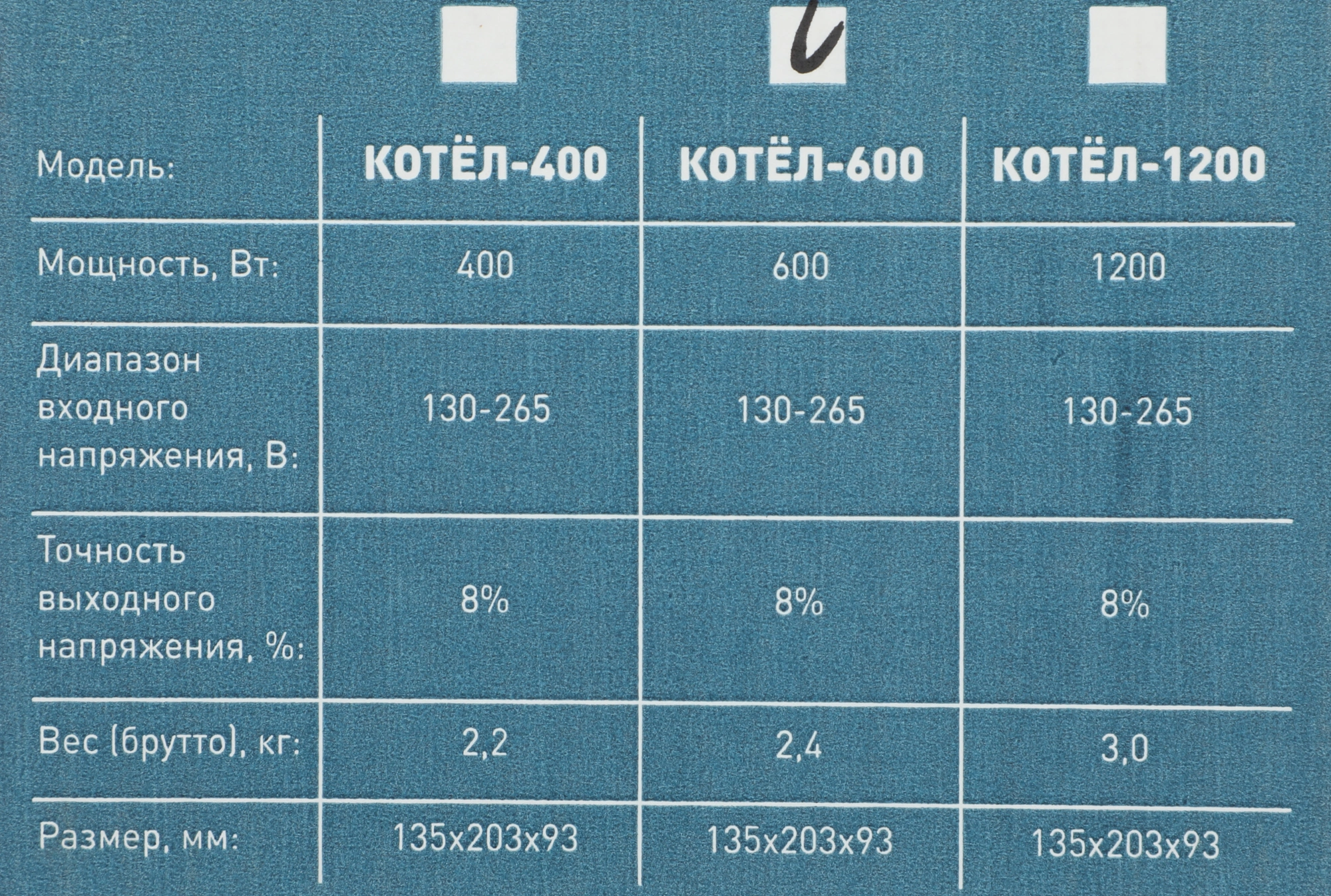 Стабилизатор напряжения Rucelf КОТЕЛ-600 0.6кВА однофазный белый — миниатюра 8