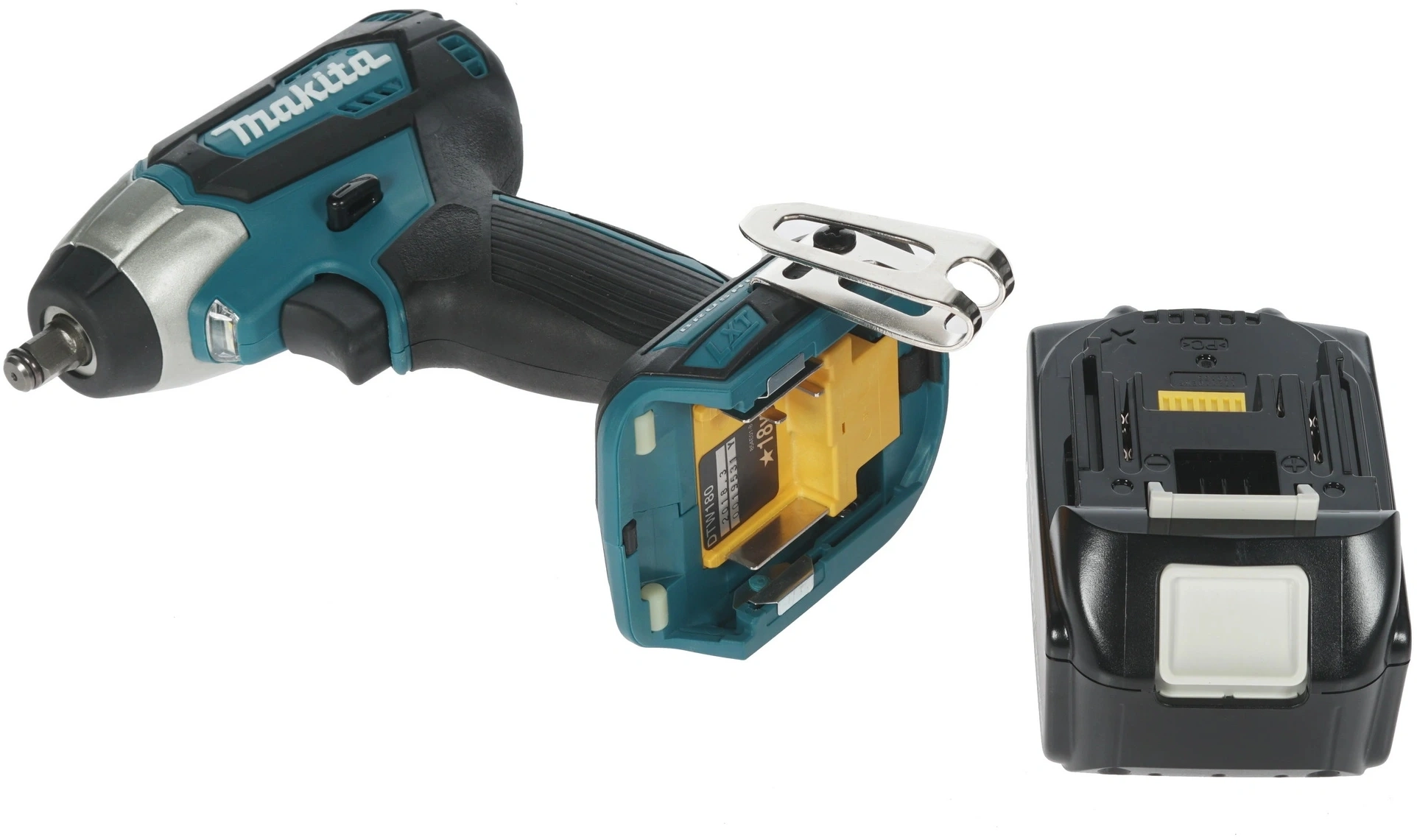 Гайковерт Makita DTW180RFE аккум. патрон:квад.3/8" (кейс в комплекте) — миниатюра 8