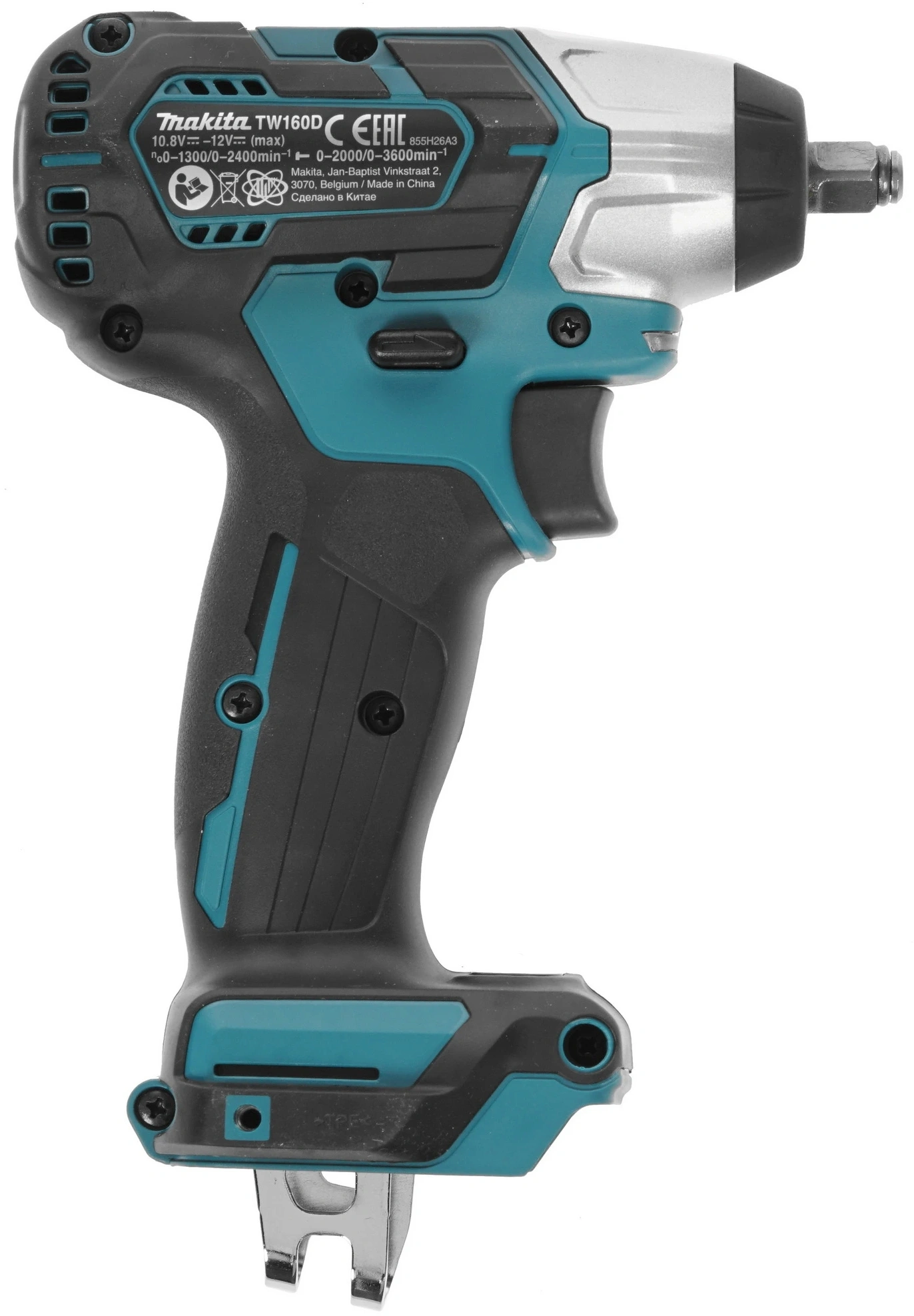 Гайковерт Makita TW160DZ аккум. патрон:квад.3/8" (кейс в комплекте) — миниатюра 4