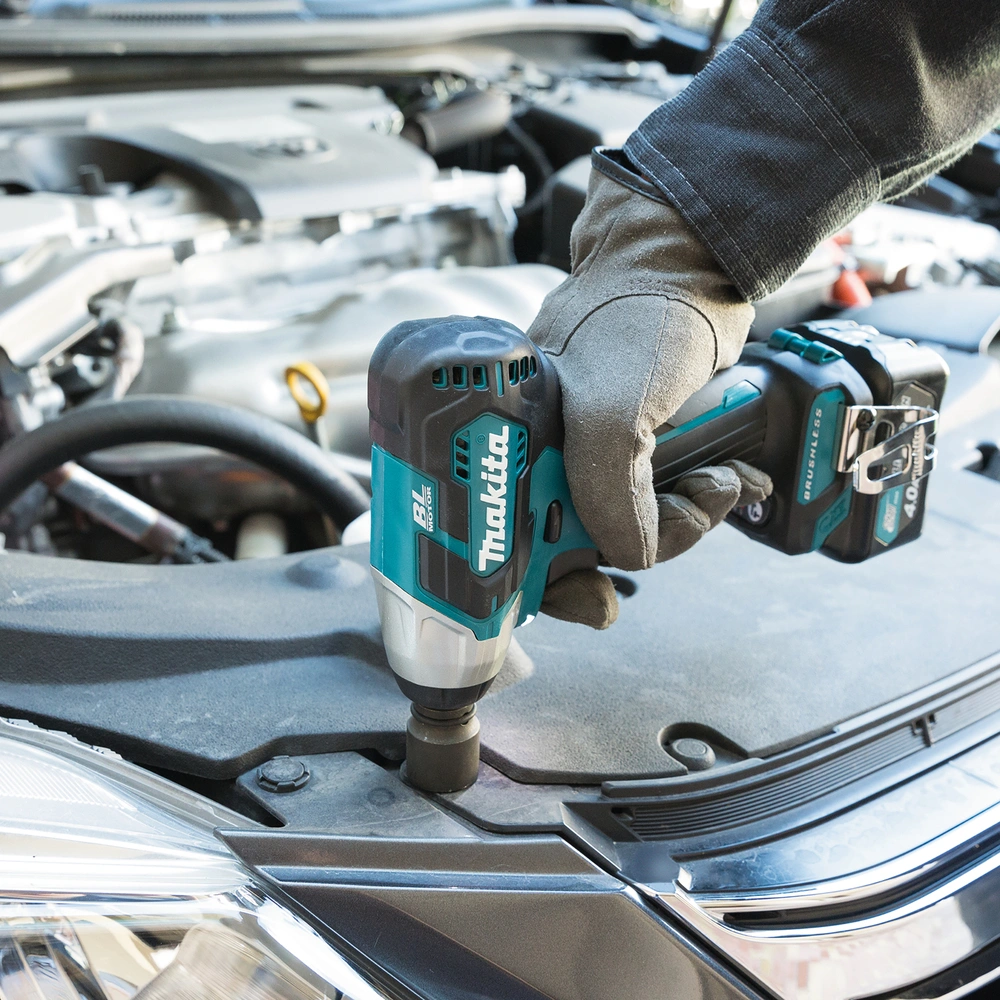 Гайковерт Makita TW160DZ аккум. патрон:квад.3/8" (кейс в комплекте) — миниатюра 2